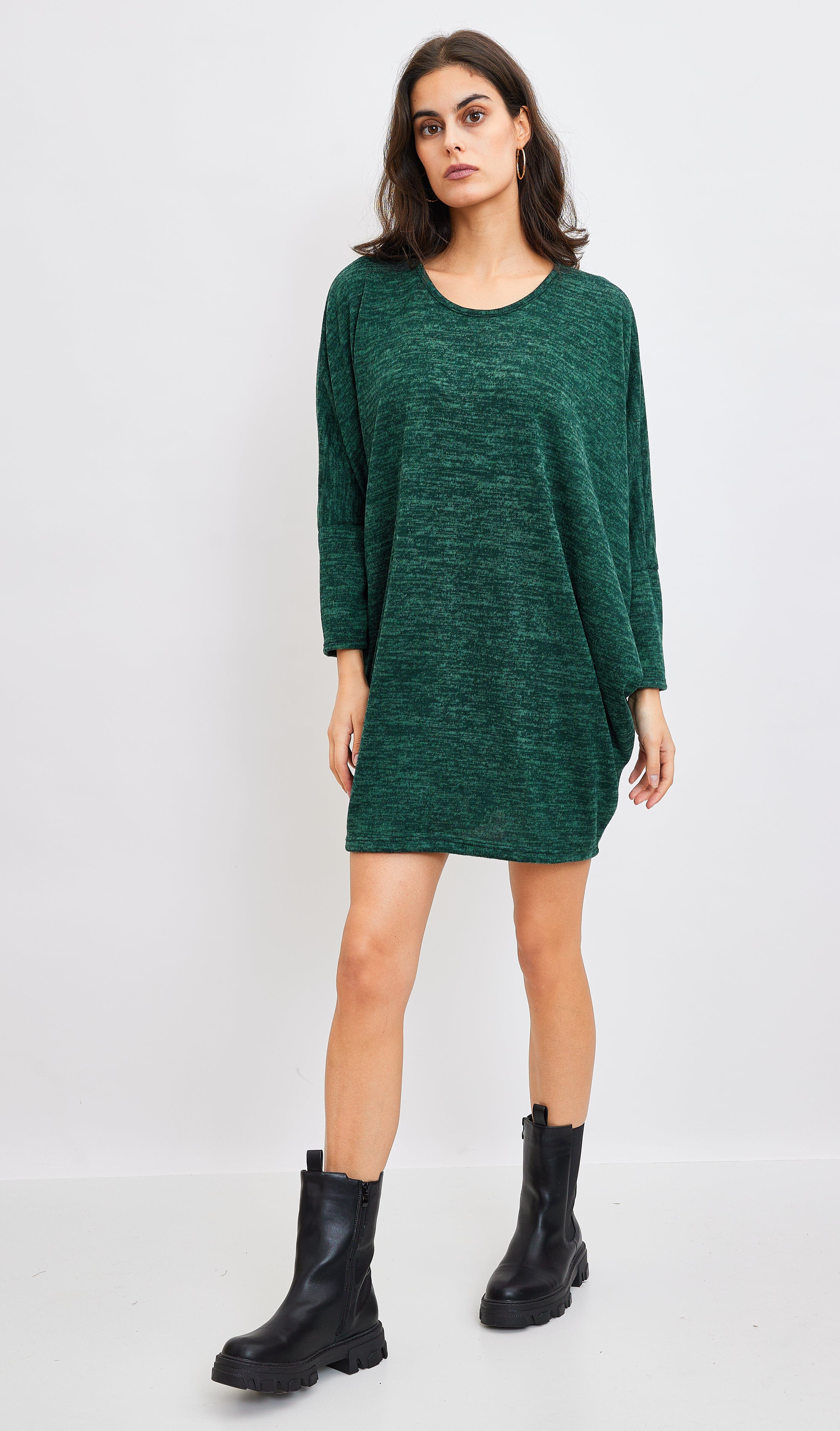 Robe pull vert Robe