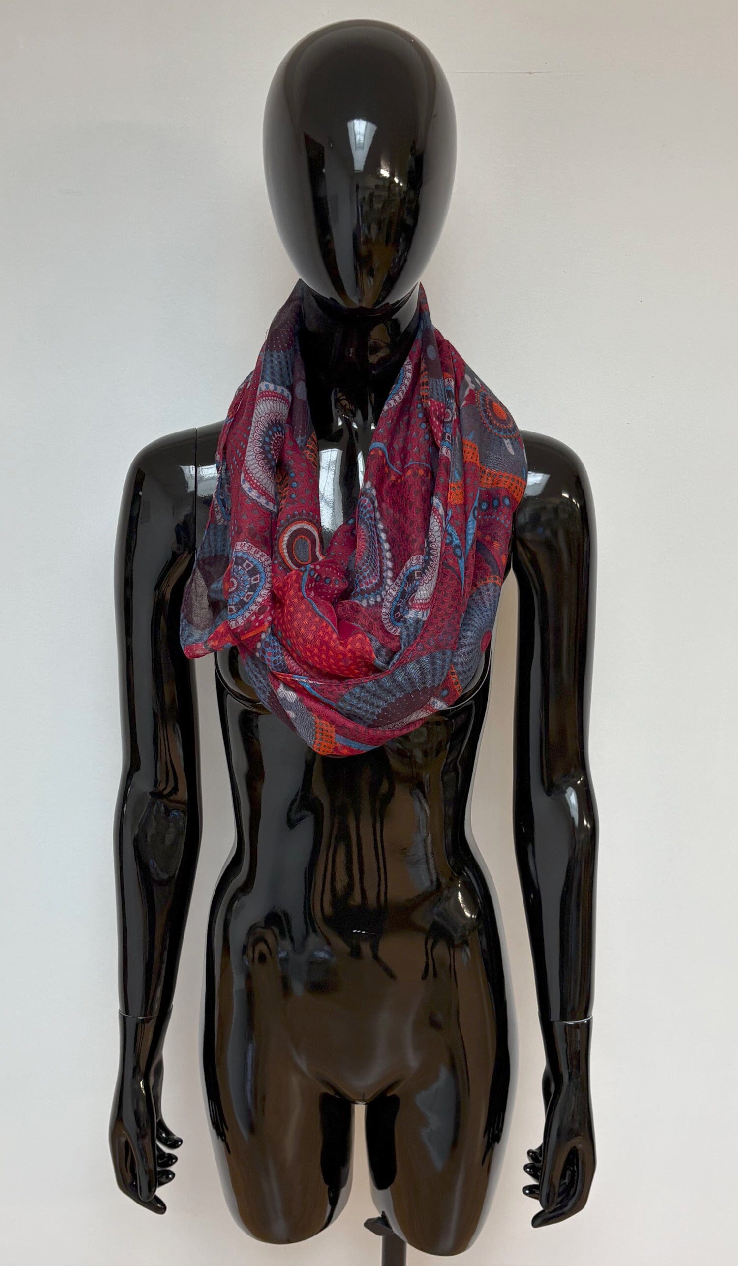 Écharpe enroulée foulard
