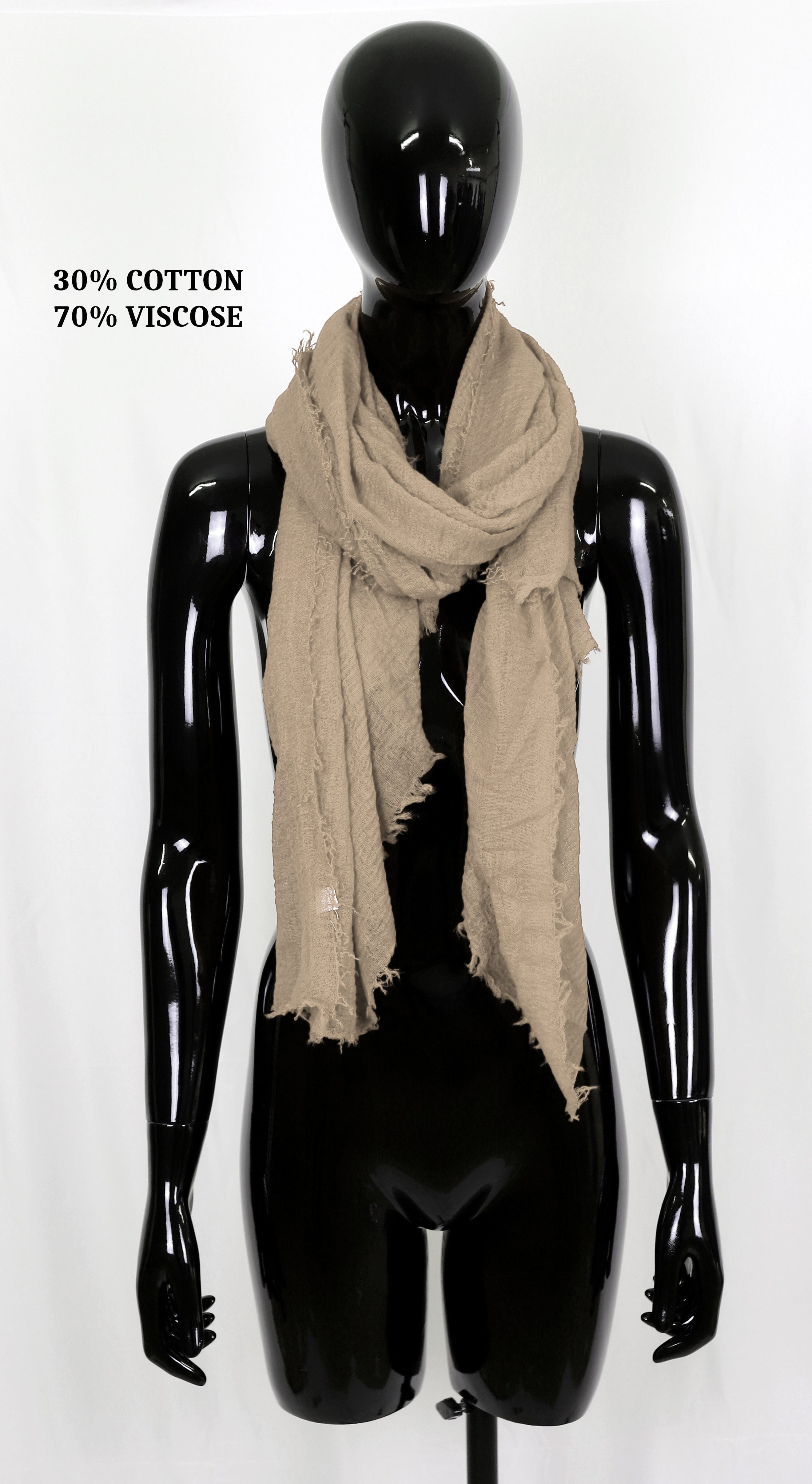 Foulard Echarpe Froissé Cache Cou Femme / Homme foulard
