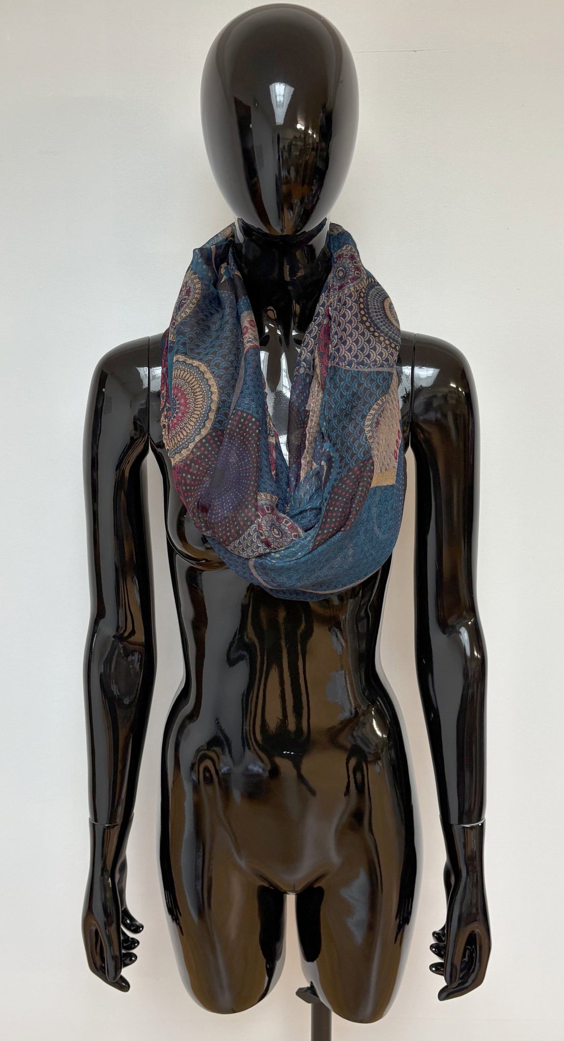 Écharpe tendance à boucles foulard