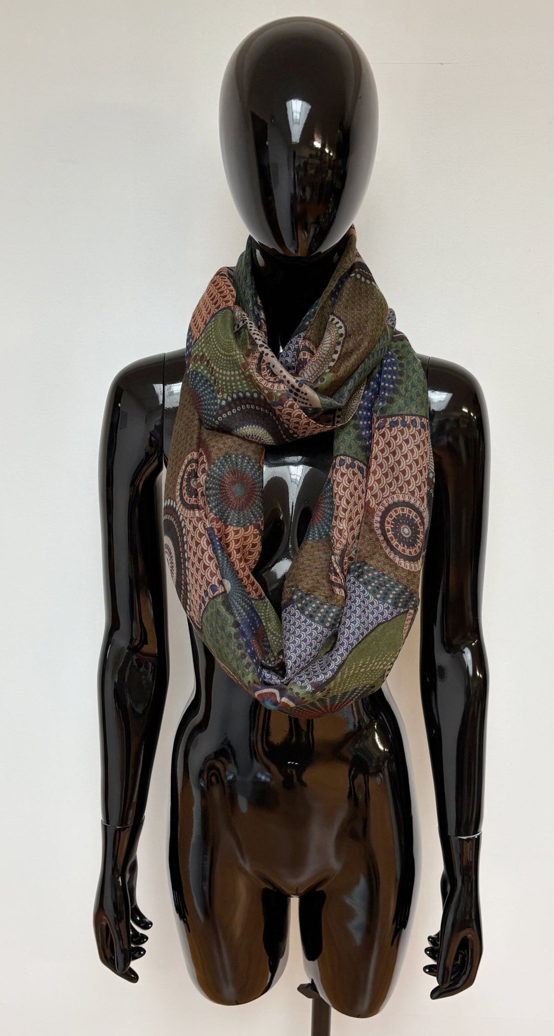 Echarpe tube en boucle foulard