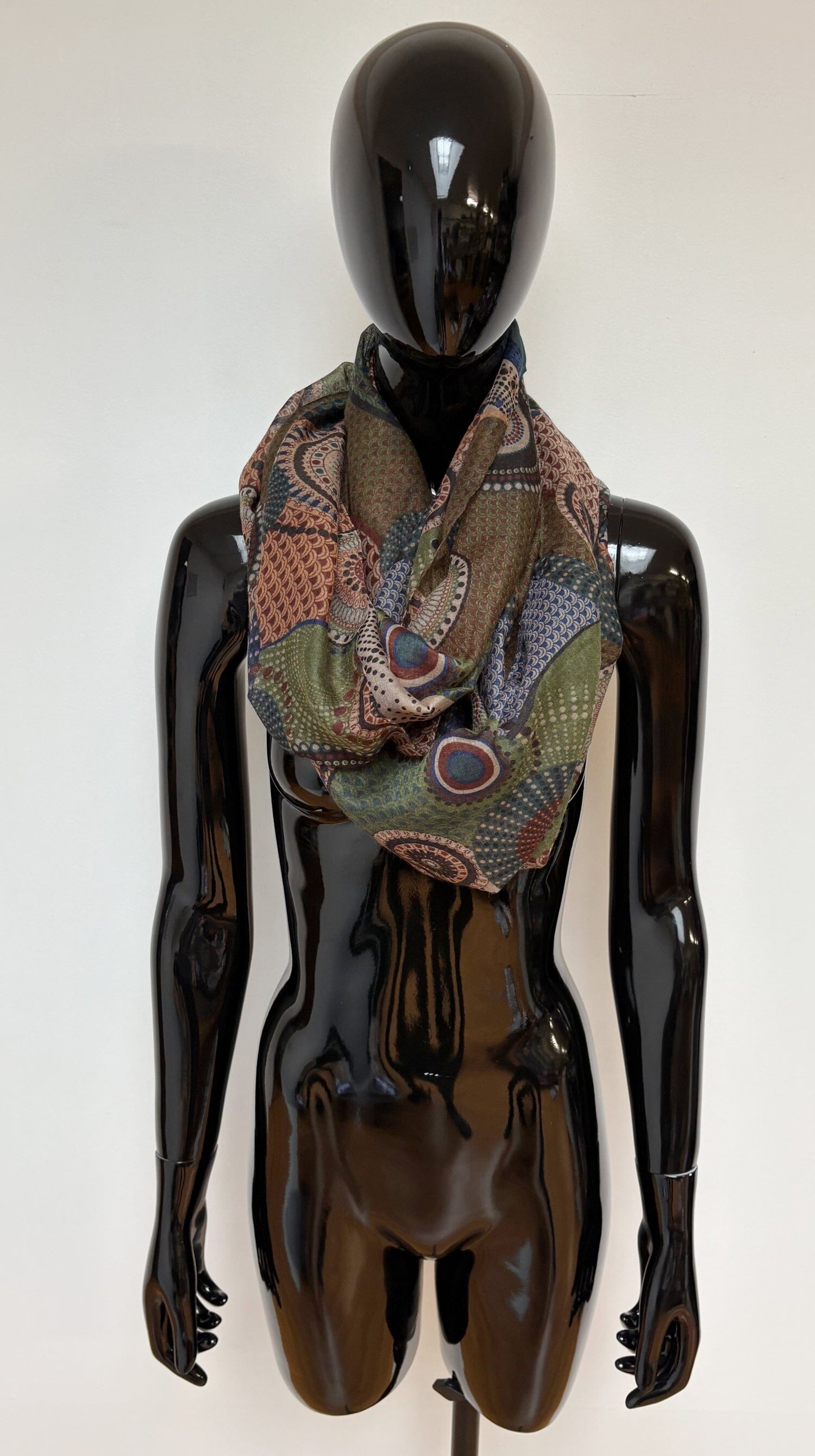 Echarpe tube en boucle foulard