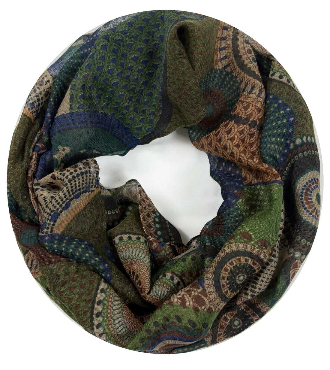 Echarpe tube en boucle foulard