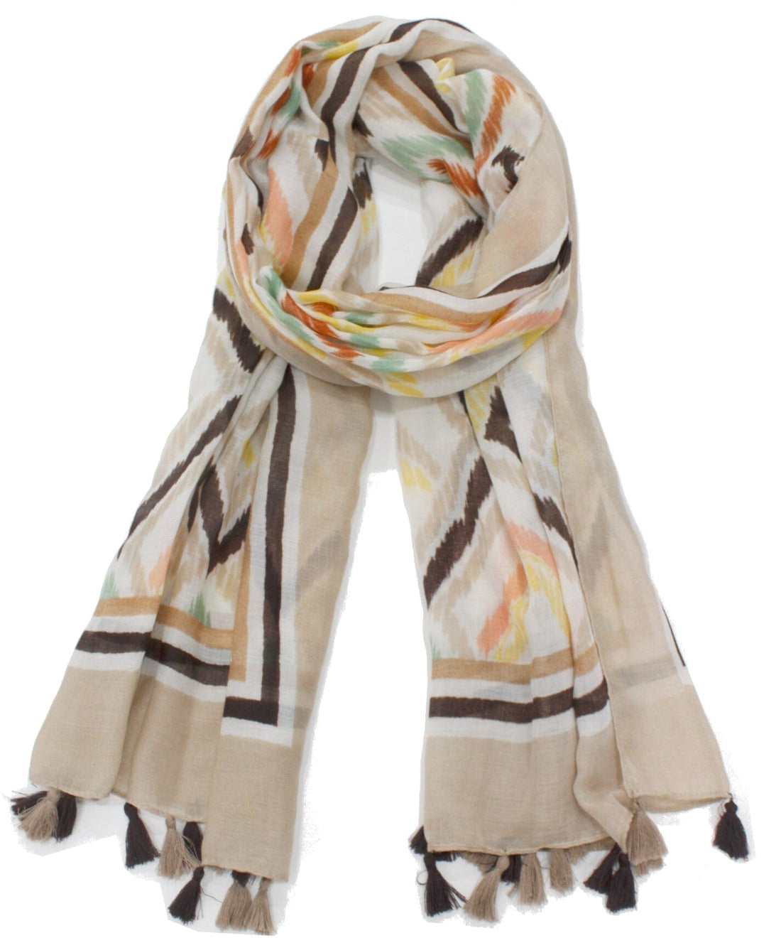 Etole avec franges foulard