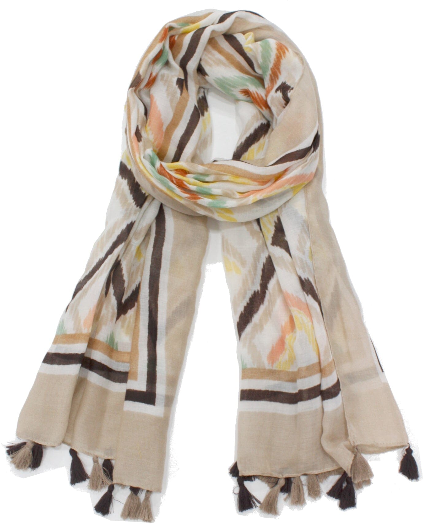 Etole avec franges foulard