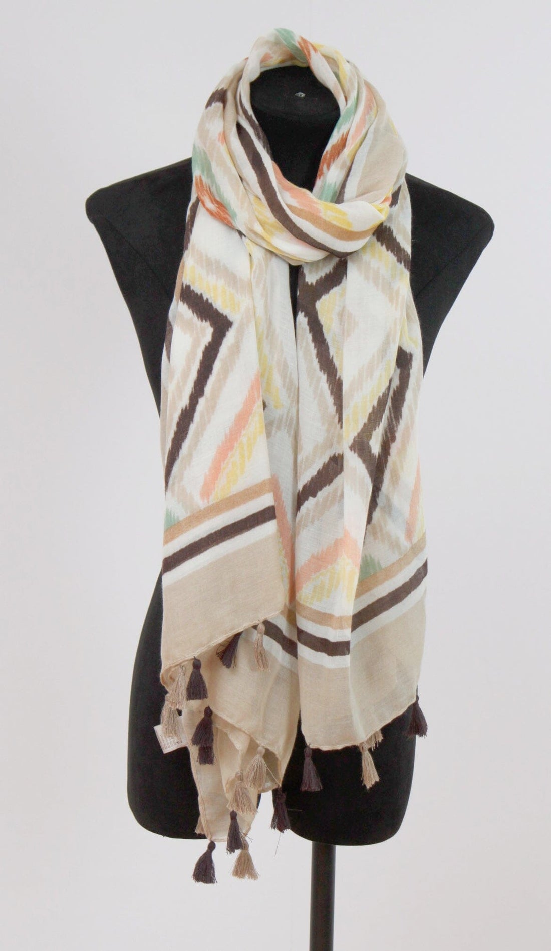 Etole avec franges foulard