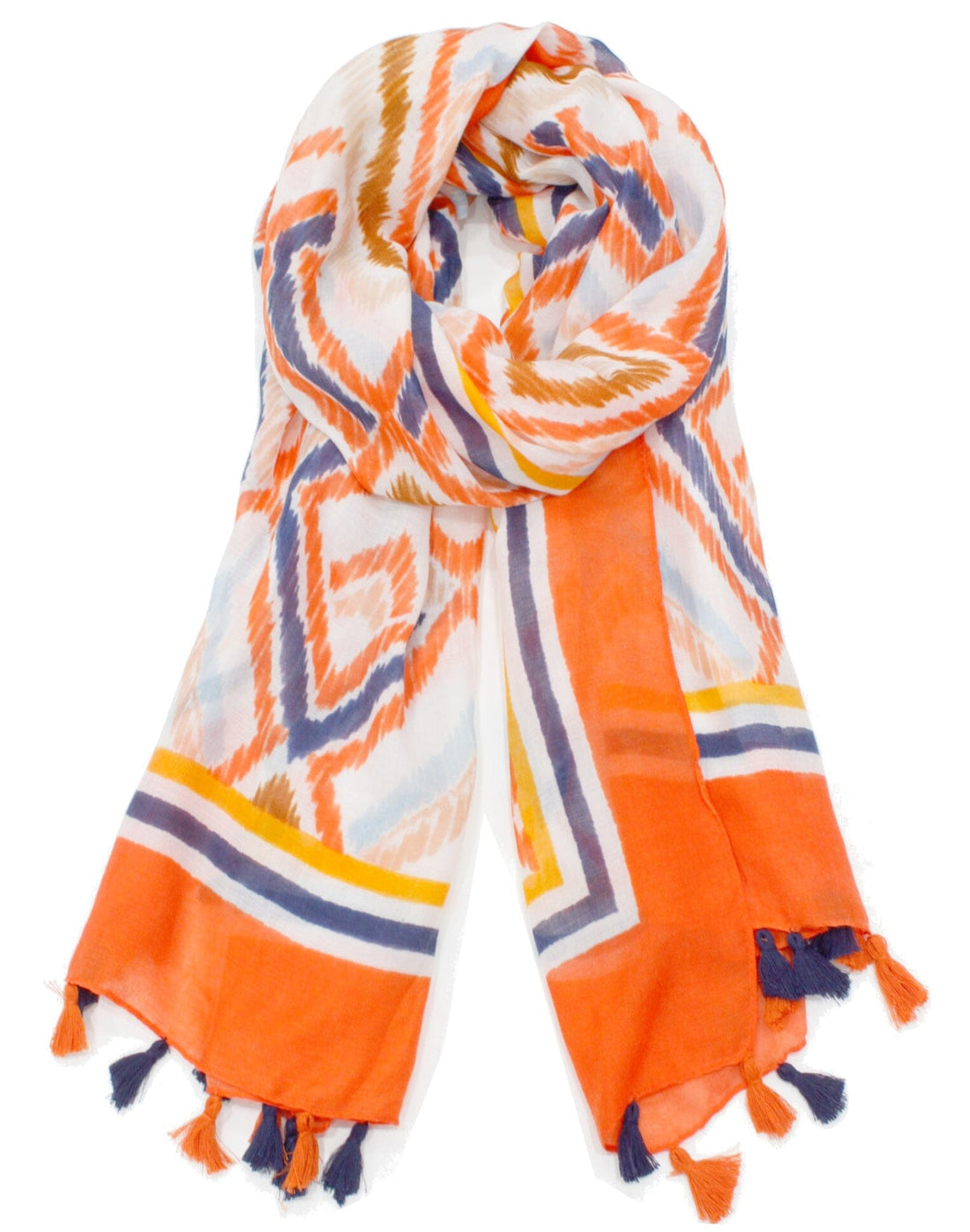 Echarpe avec franges foulard