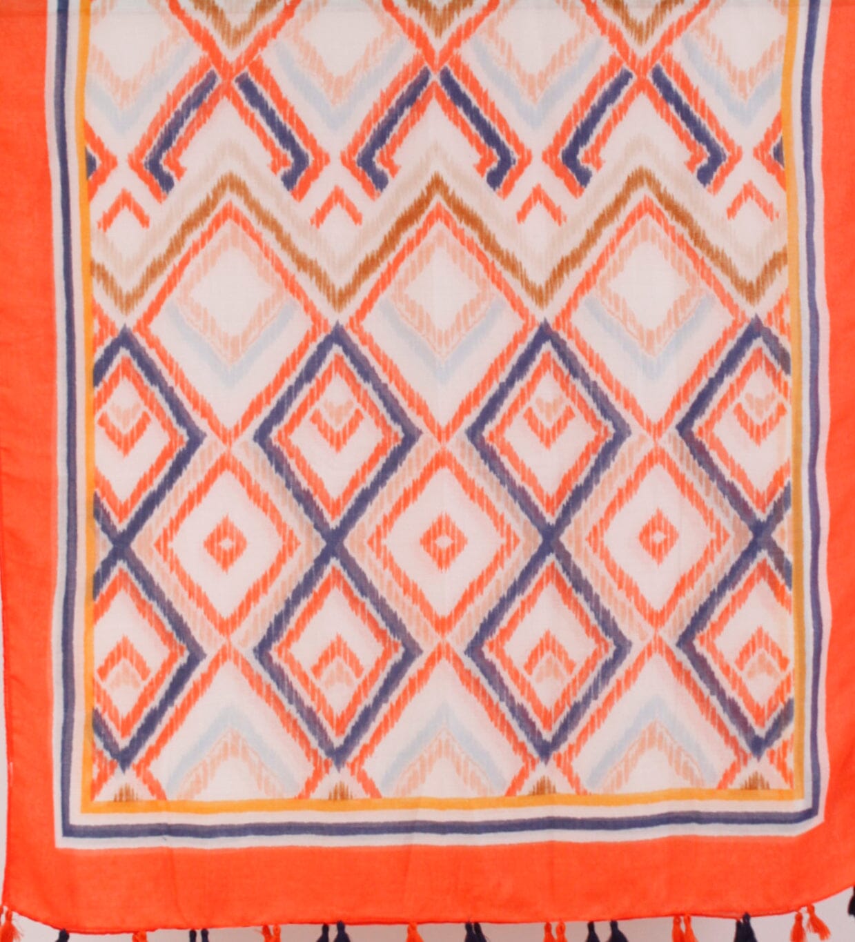 Echarpe avec franges foulard