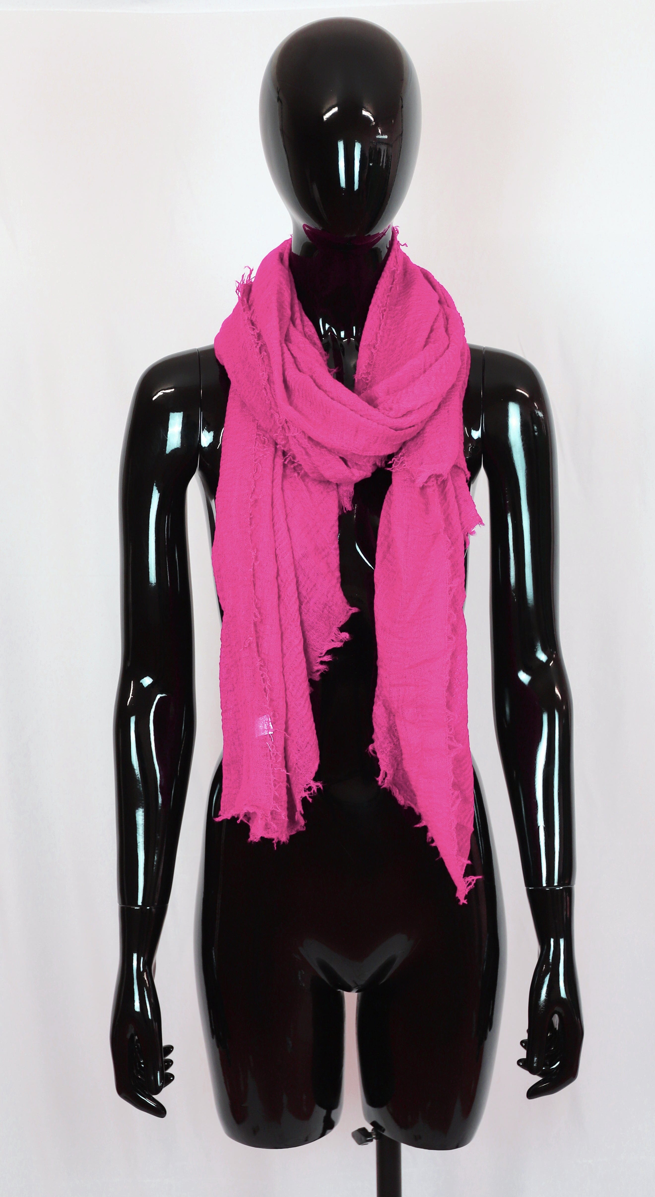 Foulard Echarpe Froissé Cache Cou Femme / Homme foulard