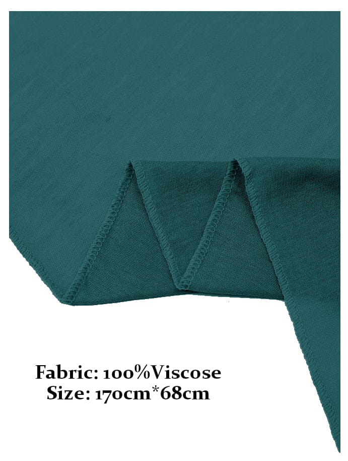 Echarpe Bleu Canard femme foulard