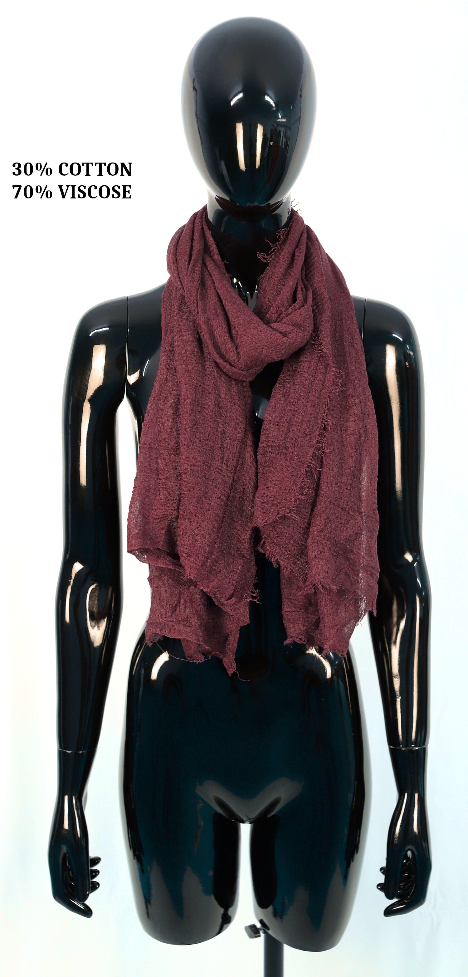 Foulard Echarpe Froissé Cache Cou Femme / Homme foulard