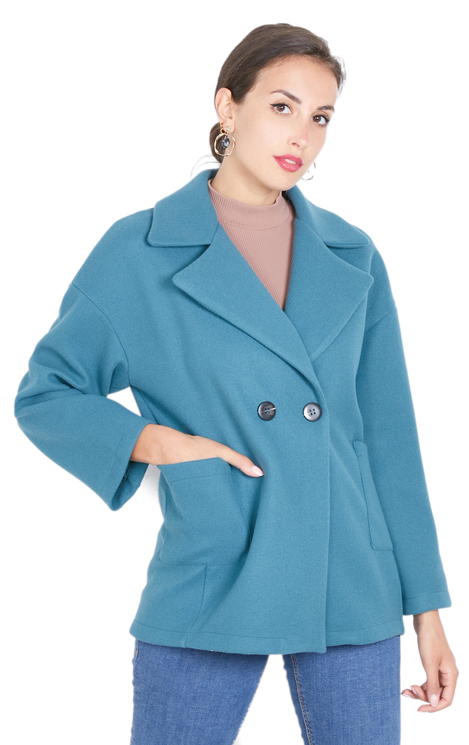 Veste - Blouson (Taille unique convient pour 38 à 46) - Femme Veste