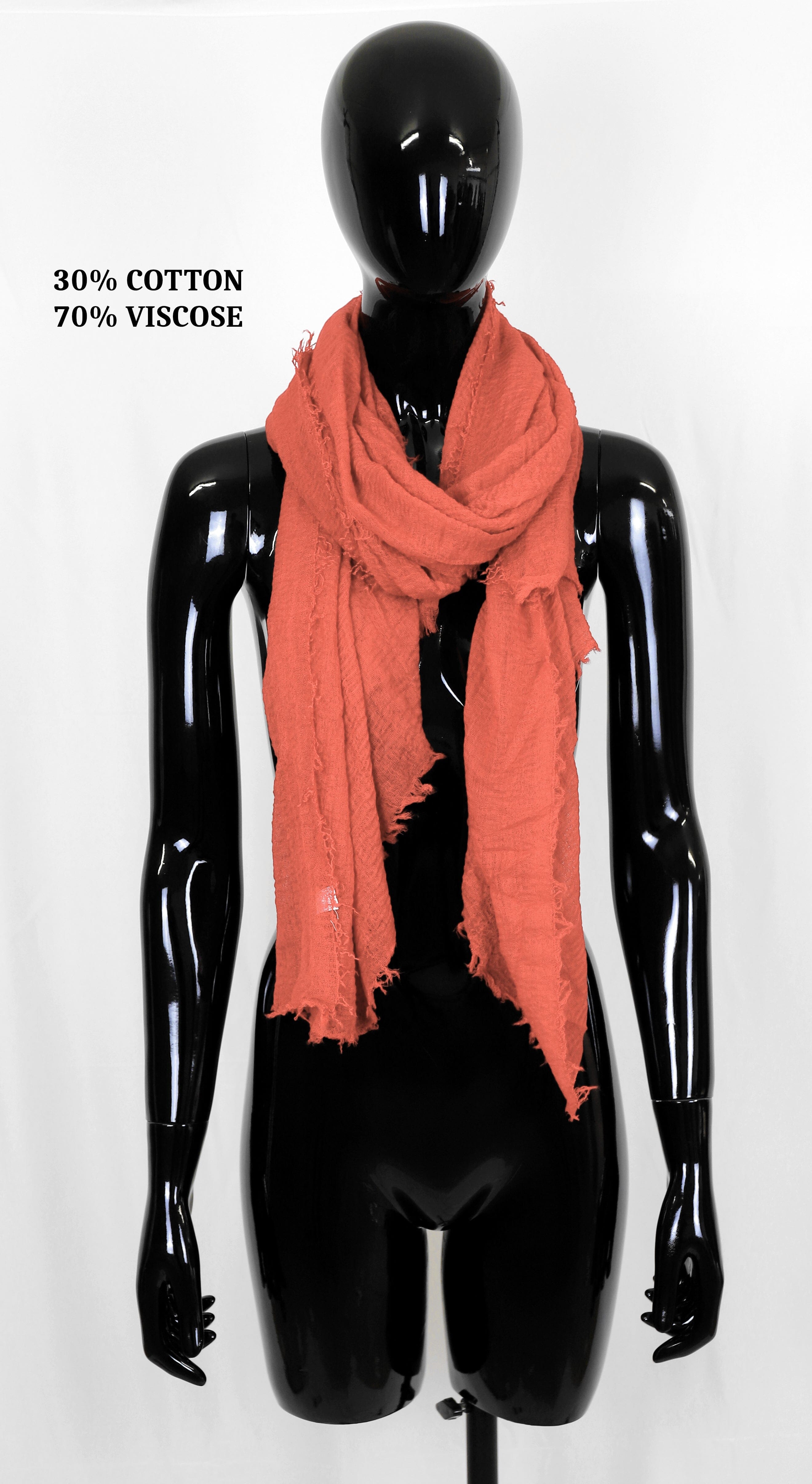 Foulard Echarpe Froissé Cache Cou Femme / Homme foulard