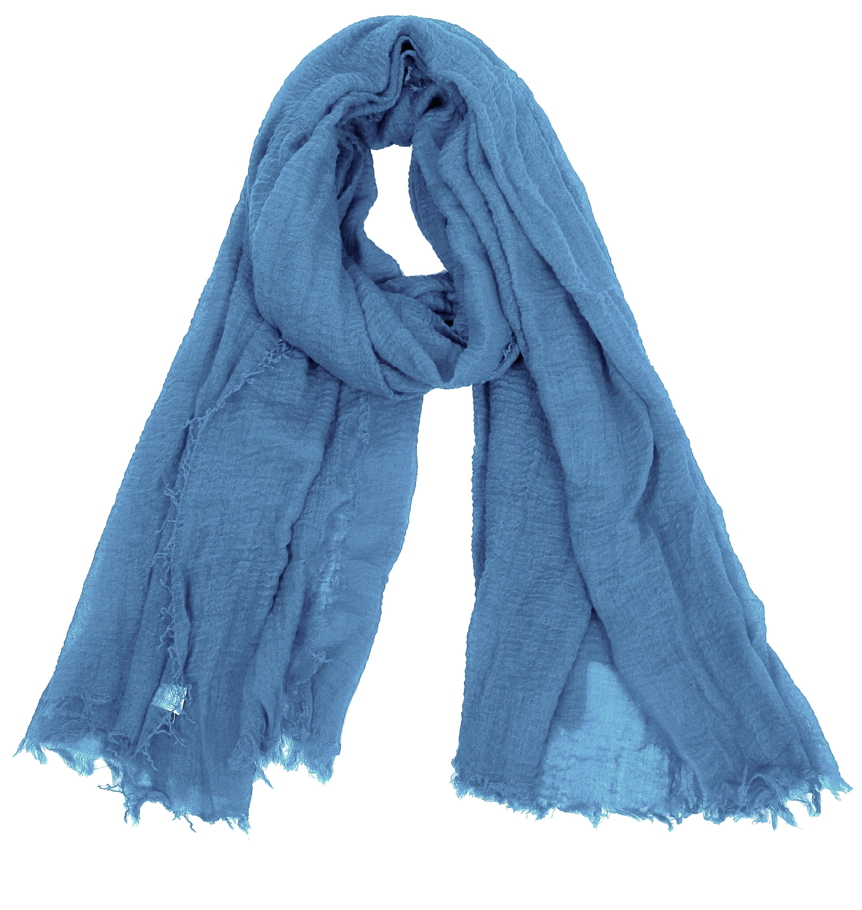 Foulard Echarpe Froissé Cache Cou Femme / Homme foulard