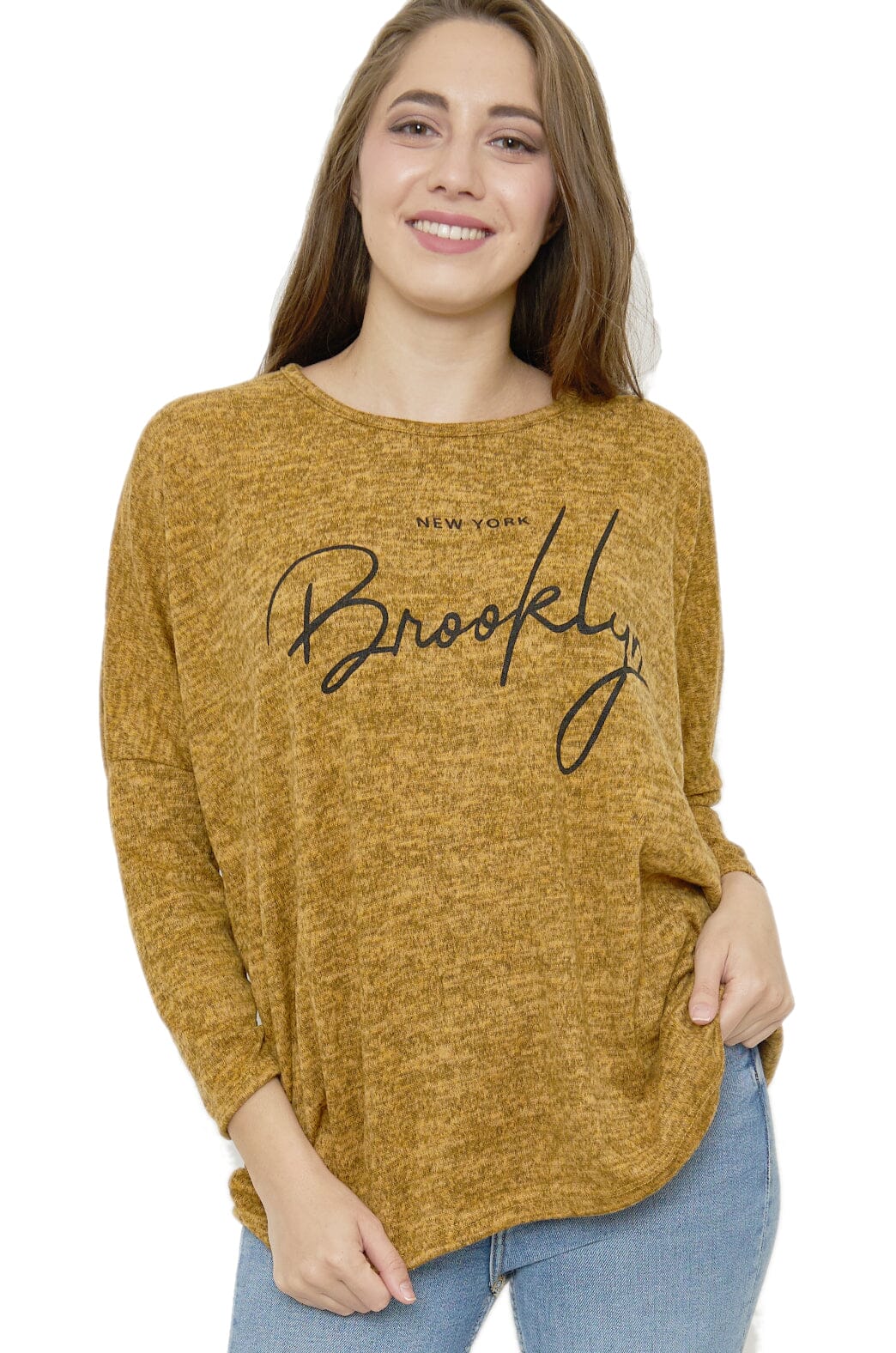 Sweat-Pull Style Oversize imprimé Brooklyn sweat-pull