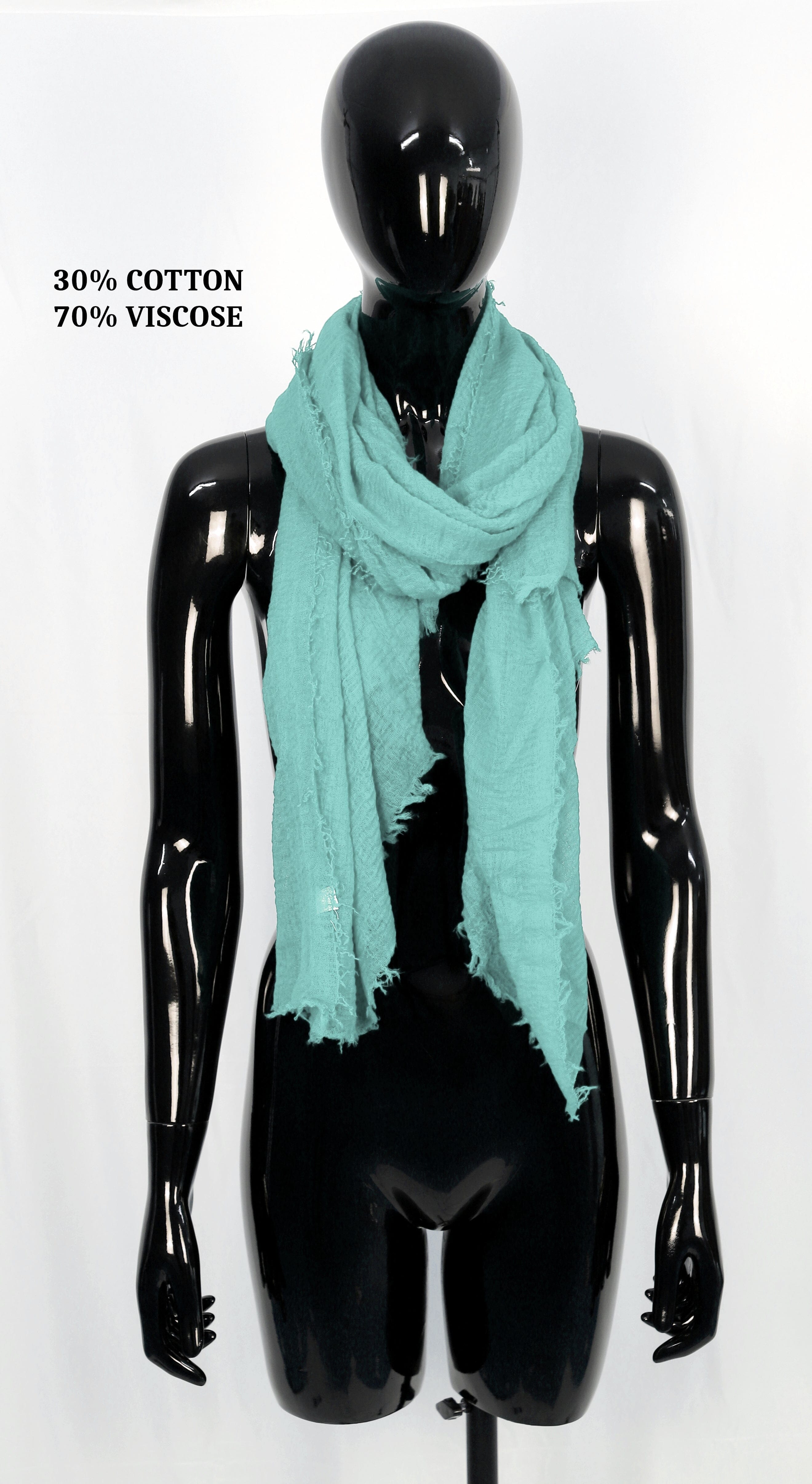 Foulard Echarpe Froissé Cache Cou Femme / Homme foulard
