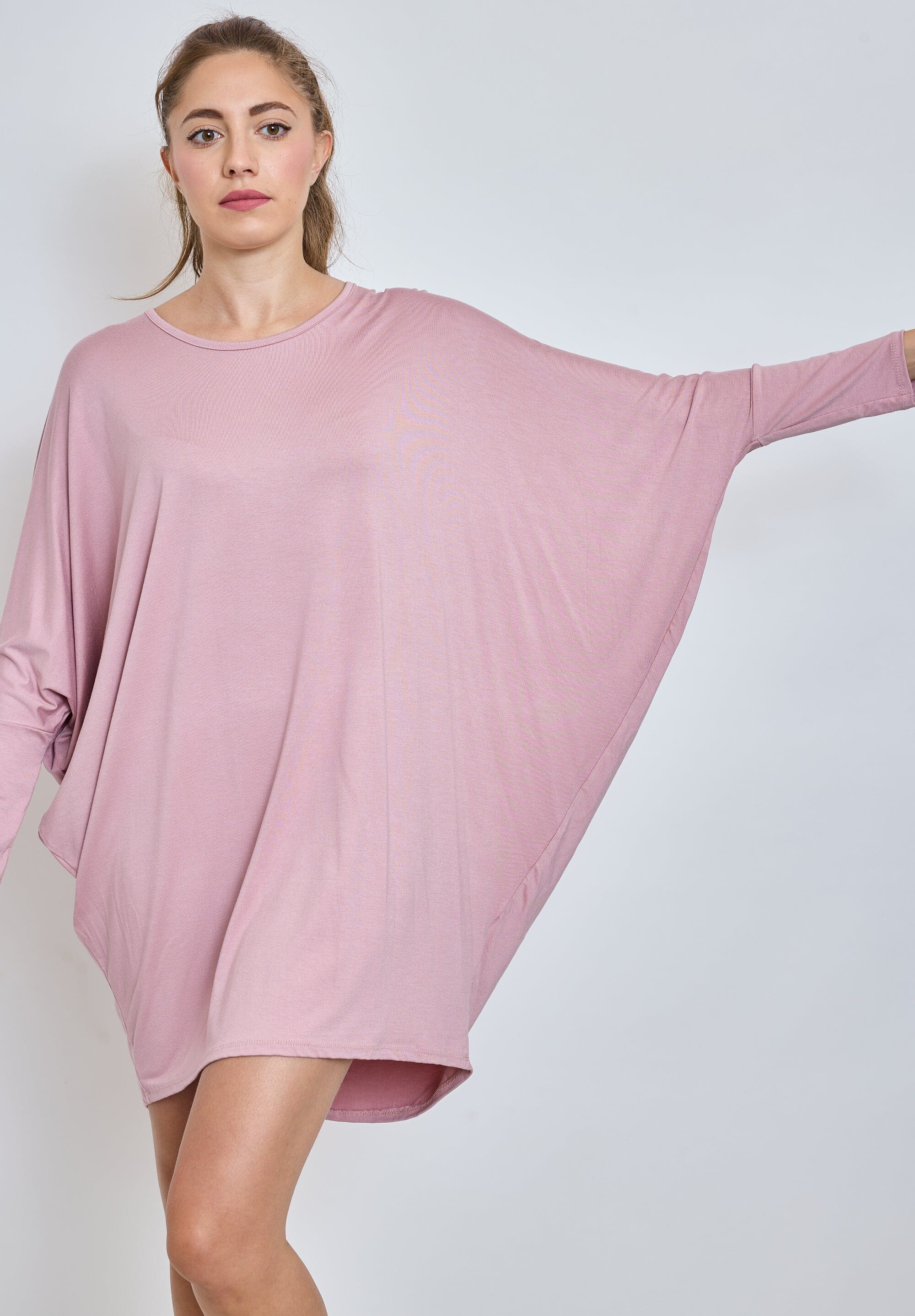 Tunique Robe Manche Longue Oversize Taille Unique - Femme Robe