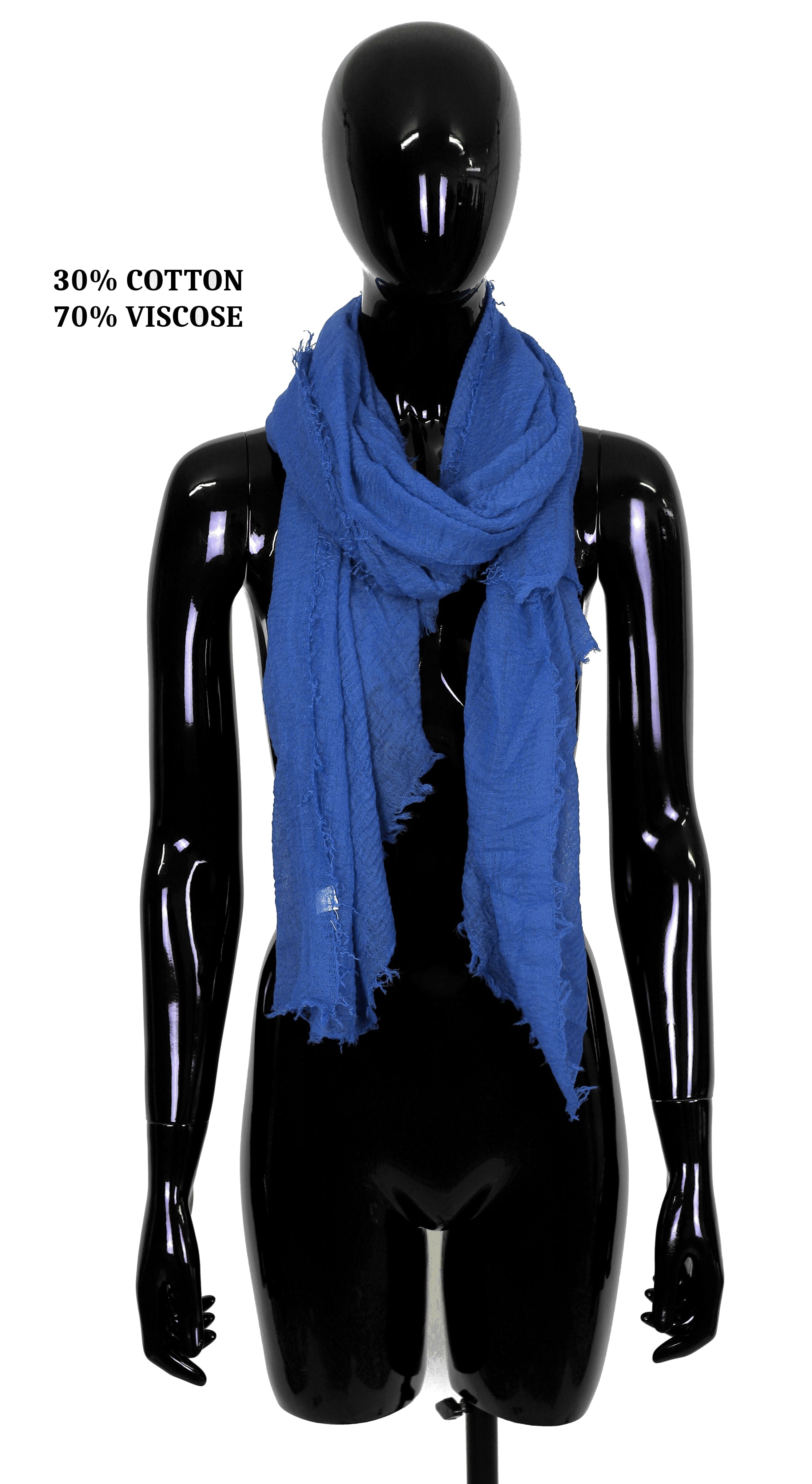 Foulard Echarpe Froissé Cache Cou Femme / Homme foulard