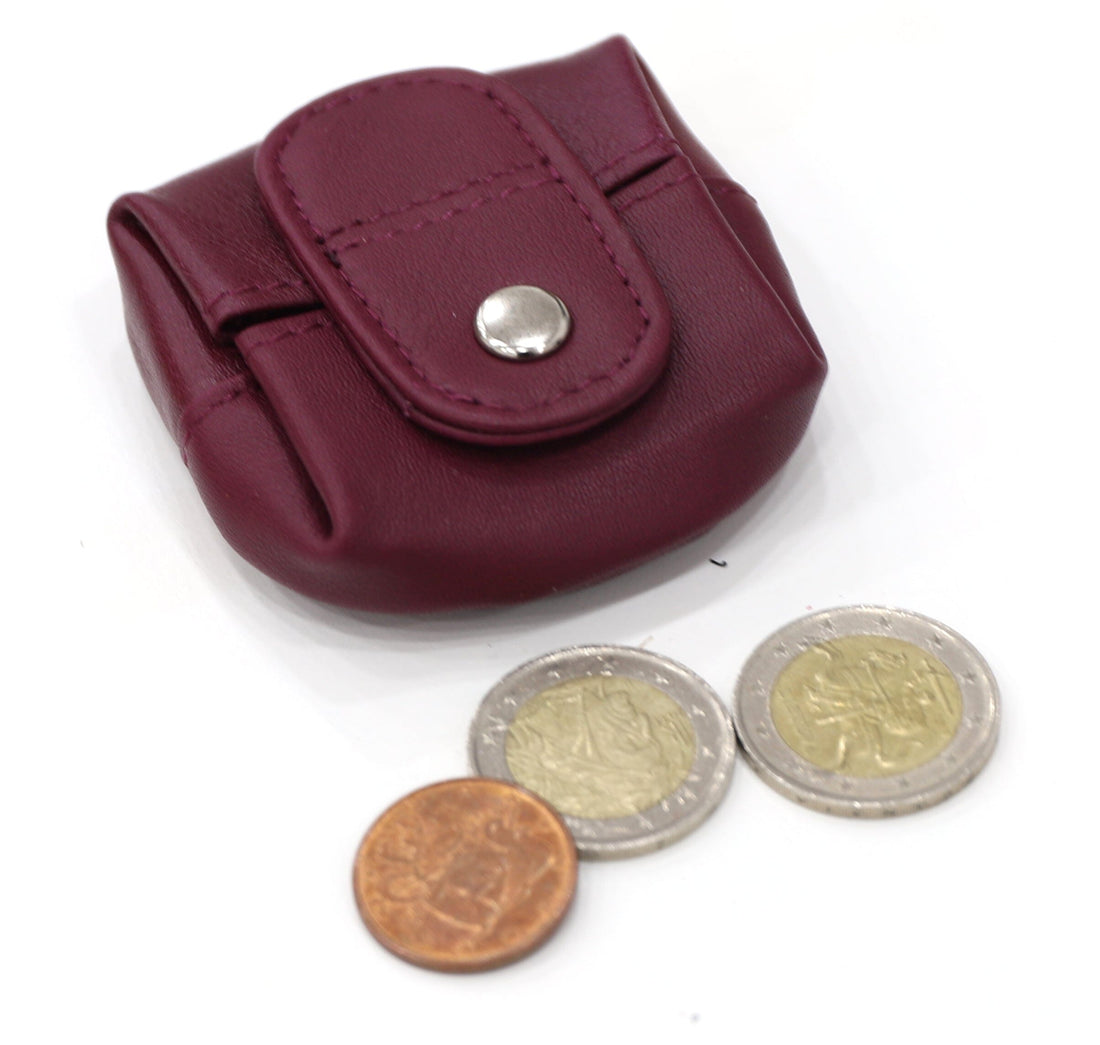 Mini Porte Pièce Monnaie en Cuir Porte Monnaie