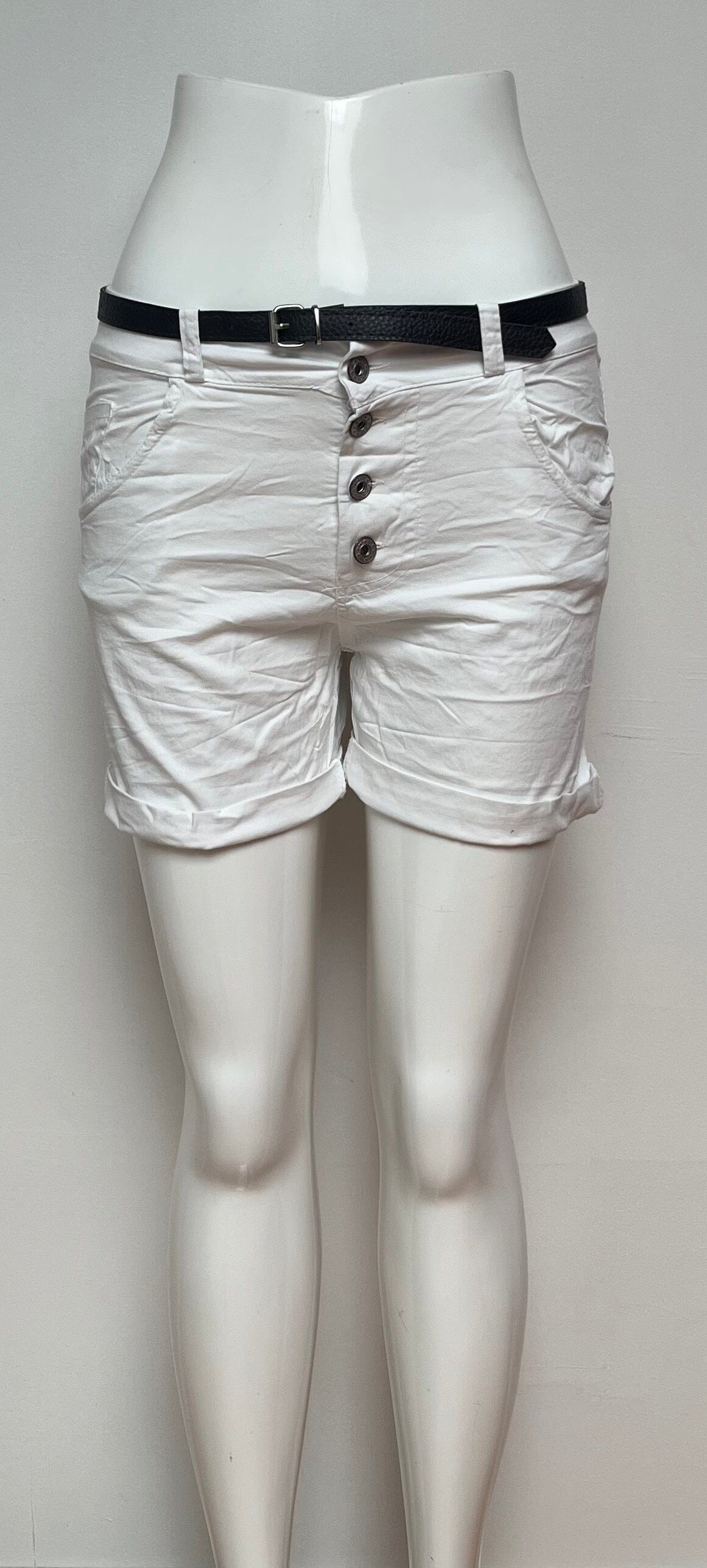 Short femme short Blanc S