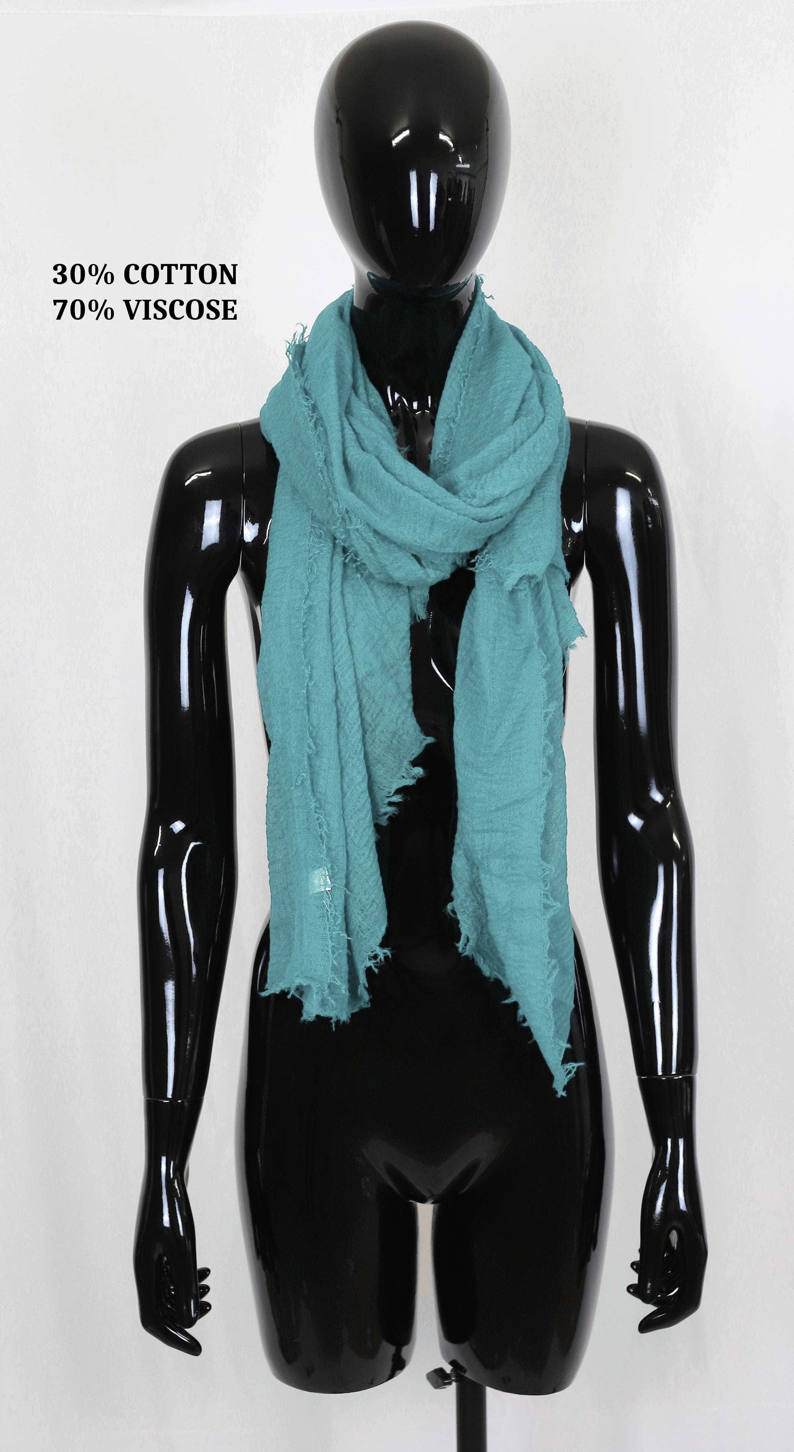 Foulard Echarpe Froissé Cache Cou Femme / Homme foulard