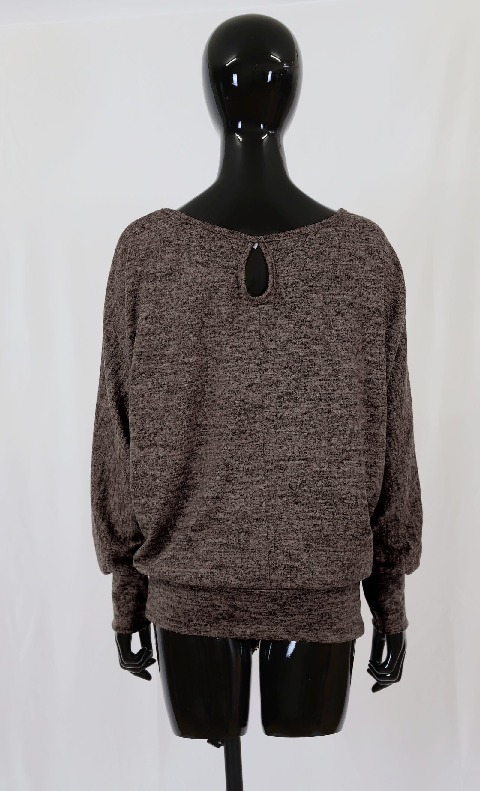 Pull femme léger dos troué sweat-pull