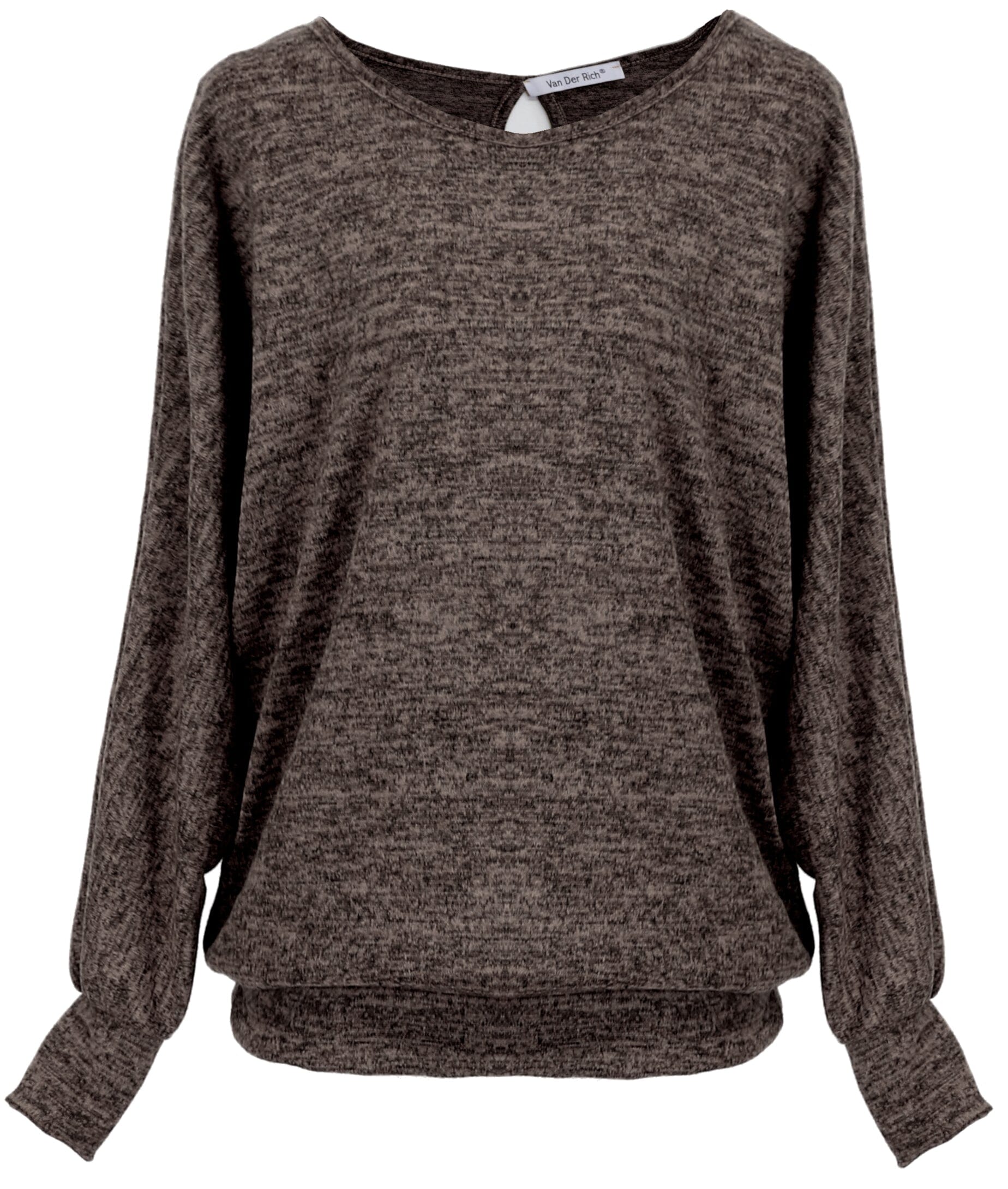 Pull femme léger dos troué sweat-pull