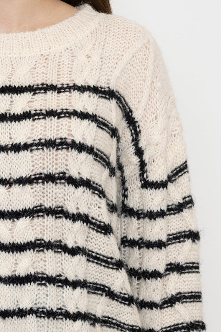 Pull grosse maille femme pull