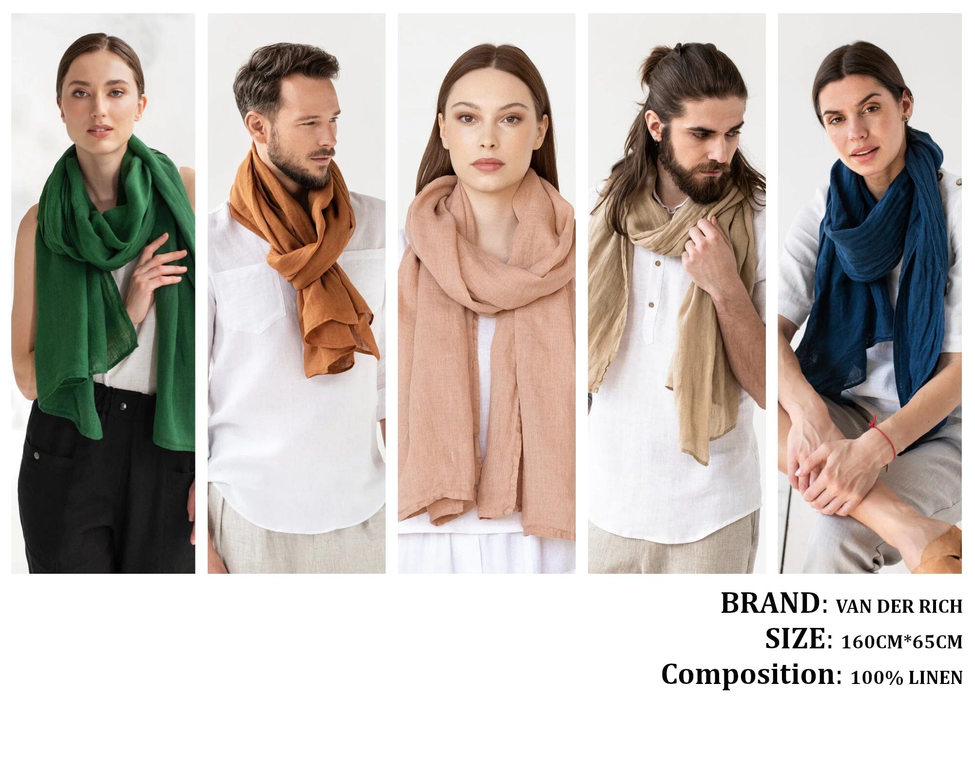 Echarpe en lin foulard