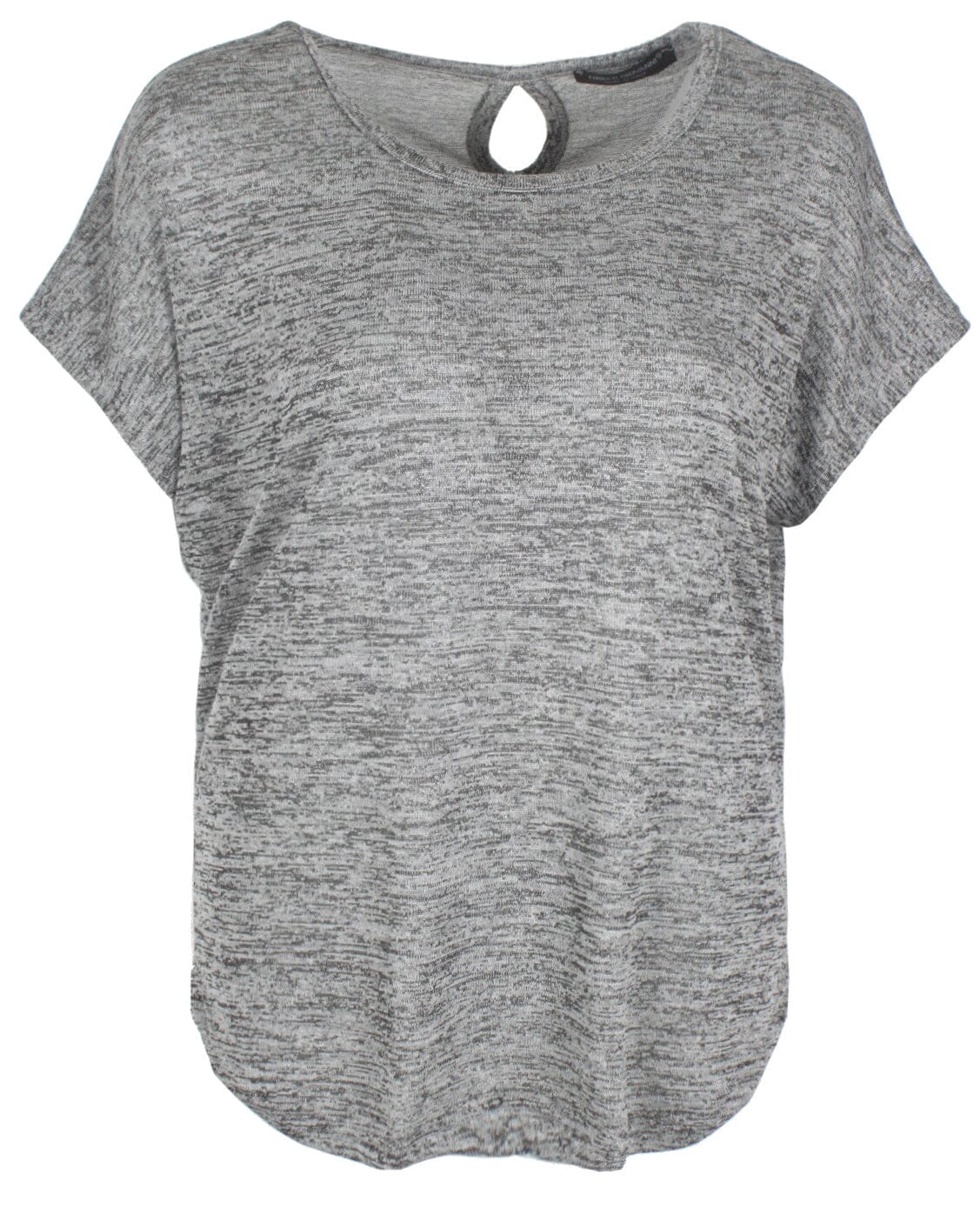 T shirt trous dos chiné haut