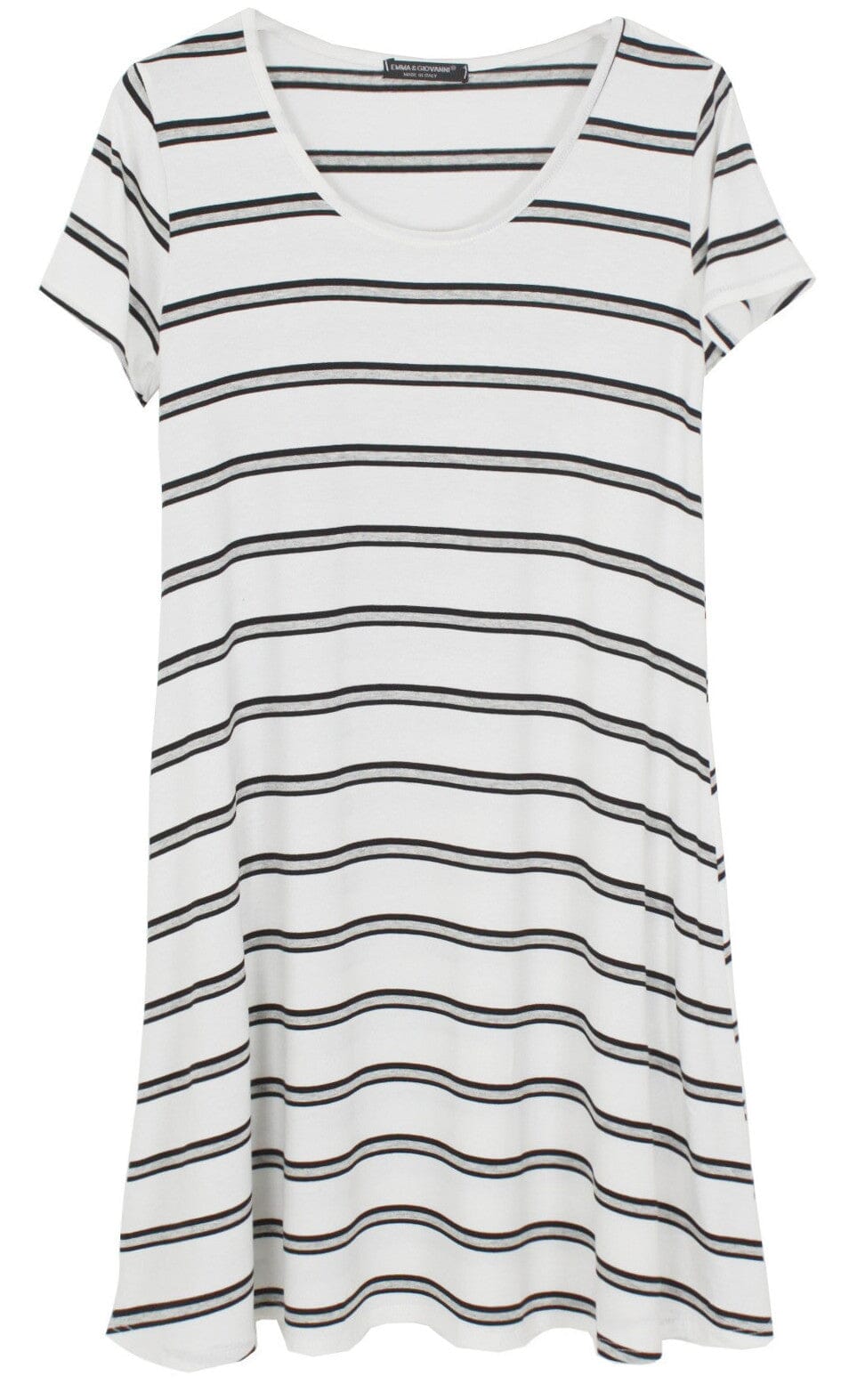 Robe rayure dos troué Robe