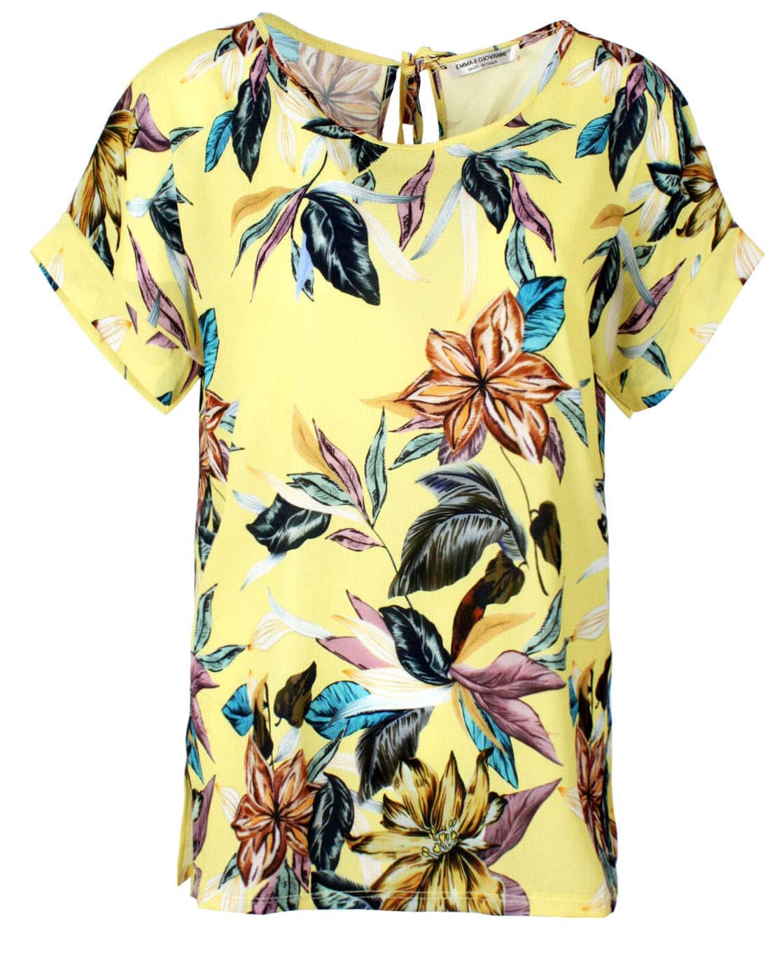 Chemisier voile imprimé fleur haut