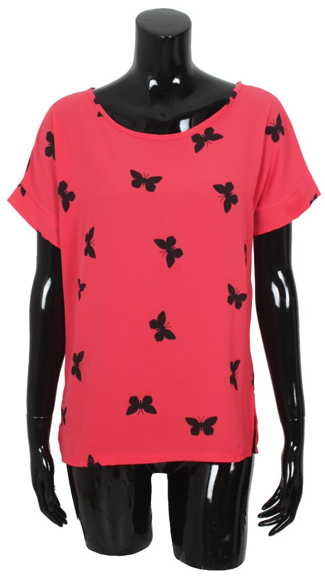 Chemisier voile imprimé haut