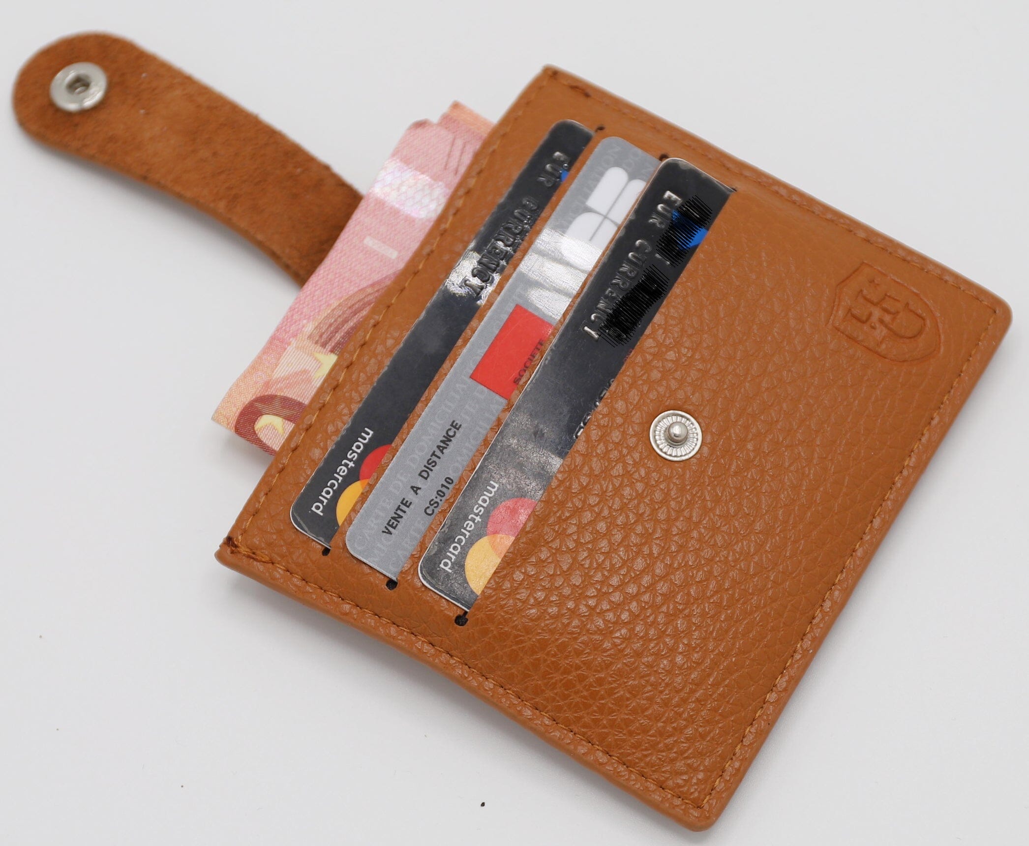 Porte de Carte crédit discrète Portefeuille Cuir - Femme - Homme porte de carte crédit