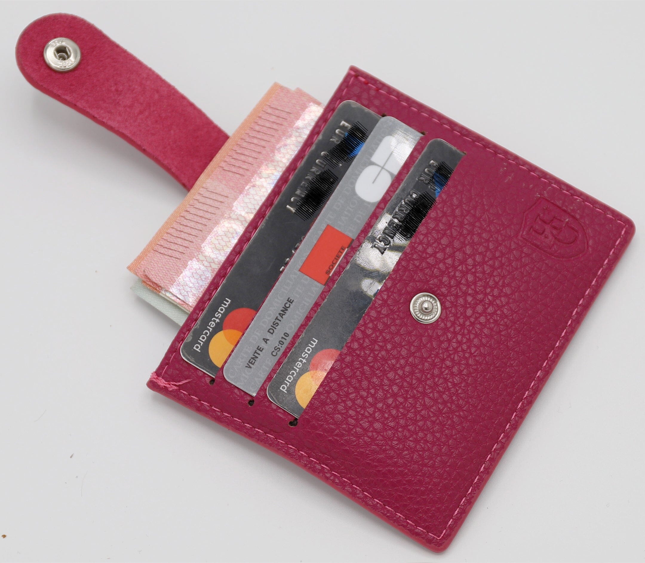 Porte de Carte crédit discrète Portefeuille Cuir - Femme - Homme porte de carte crédit