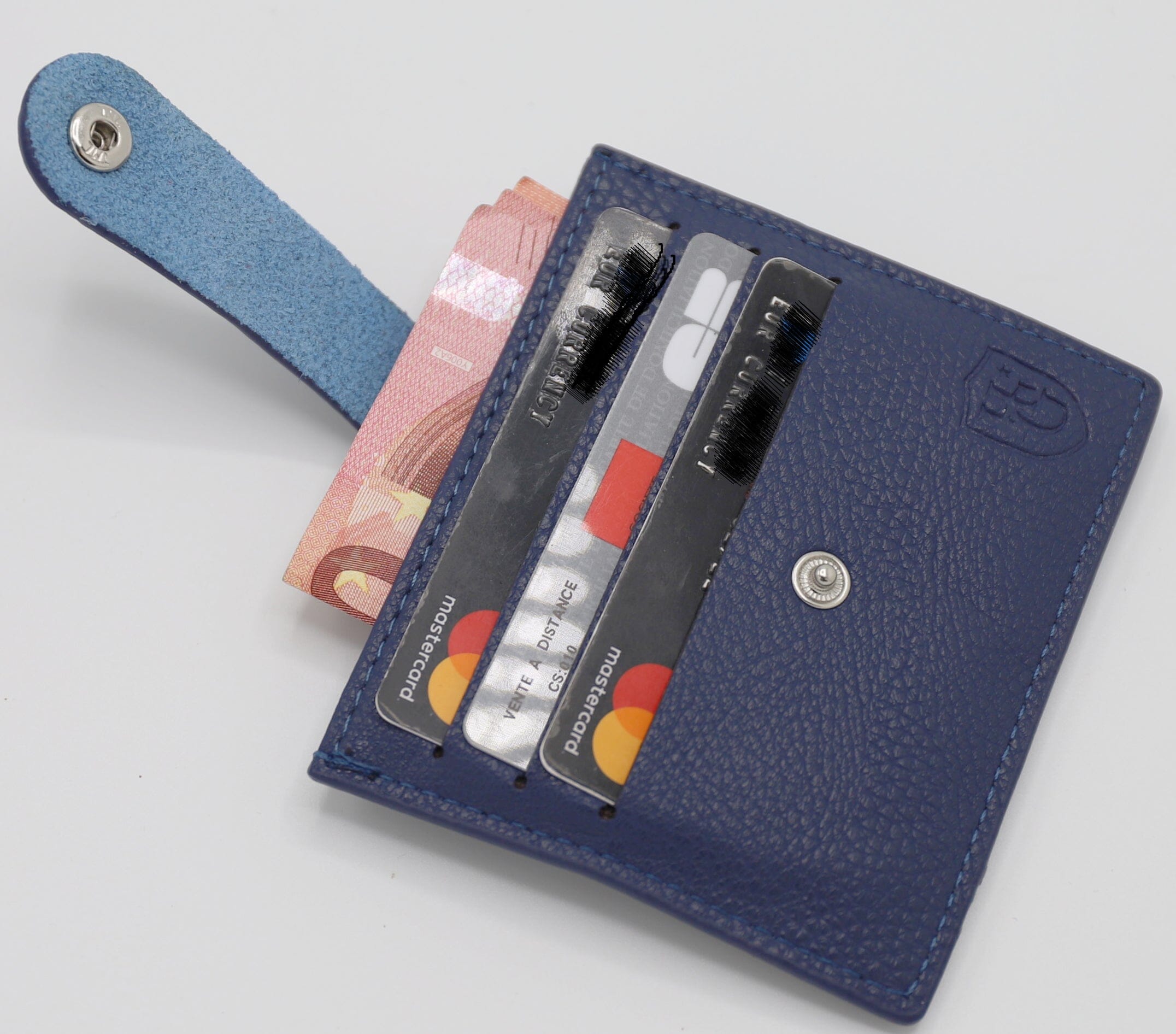 Porte de Carte crédit discrète Portefeuille Cuir - Femme - Homme porte de carte crédit