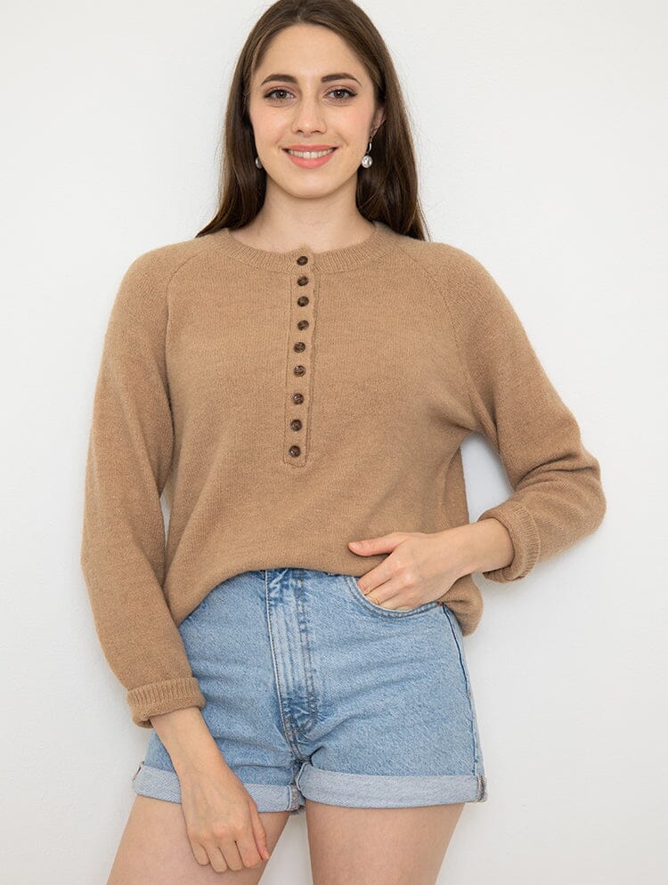 Pull avec boutons pull