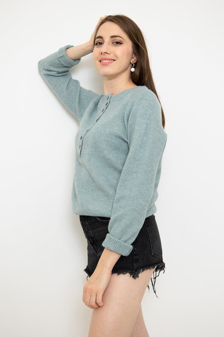 Pull avec boutons pull