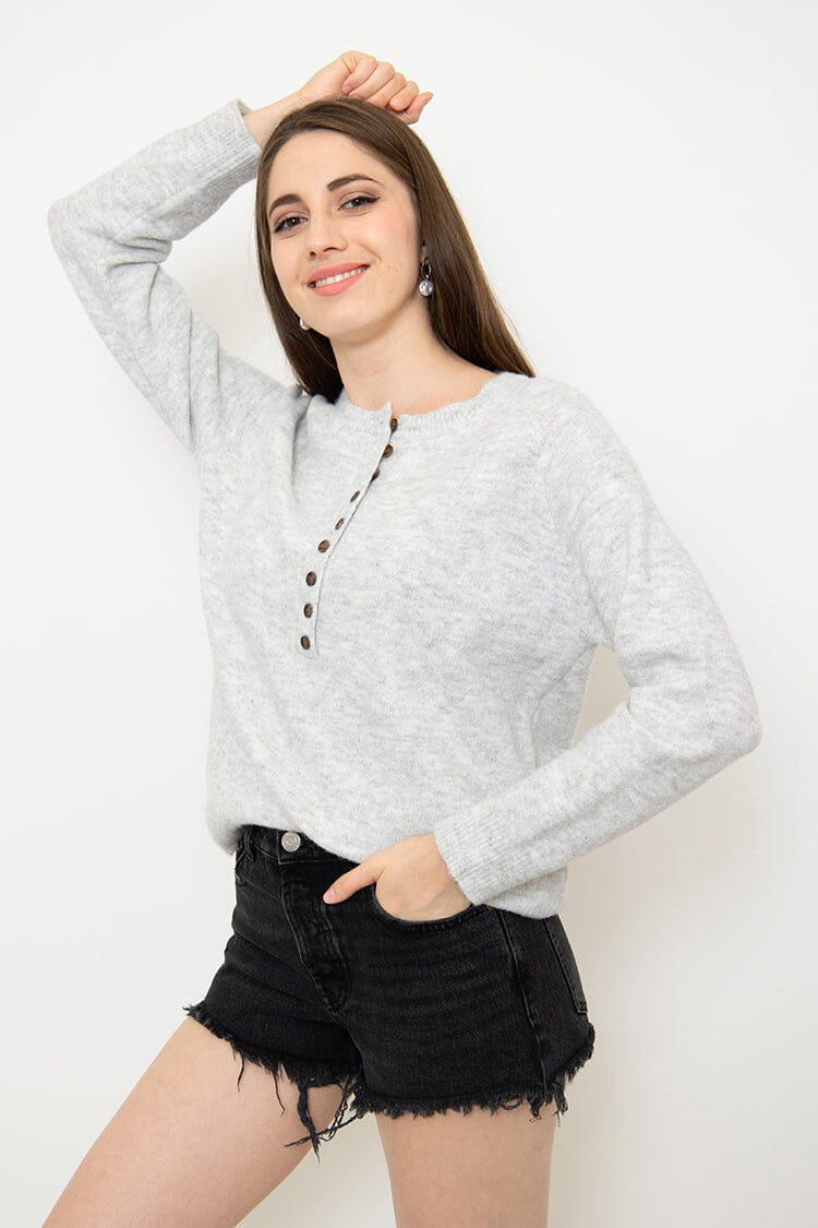 Pull avec boutons pull