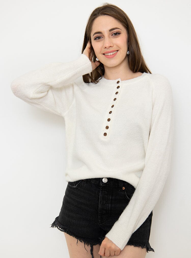 Pull avec boutons pull