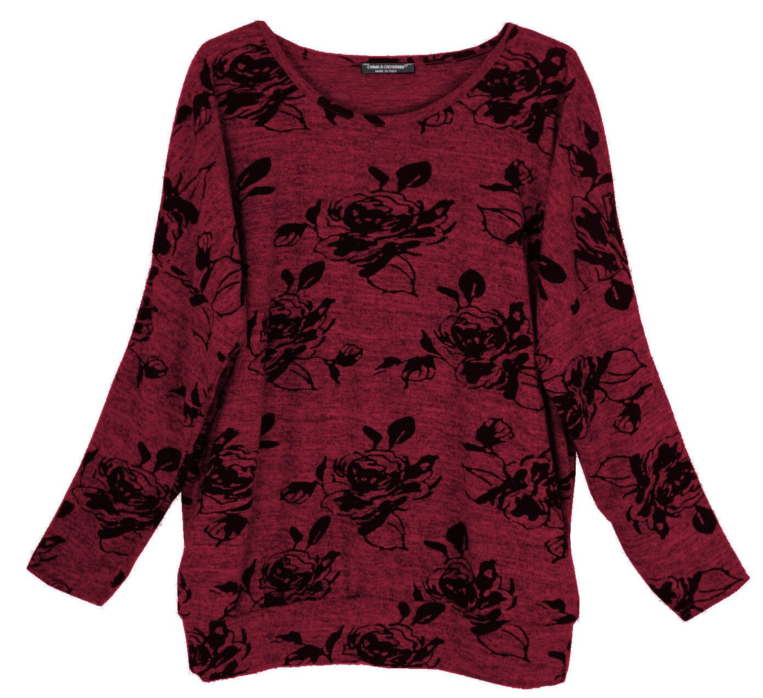 Sweat imprimé Rose sweat-pull