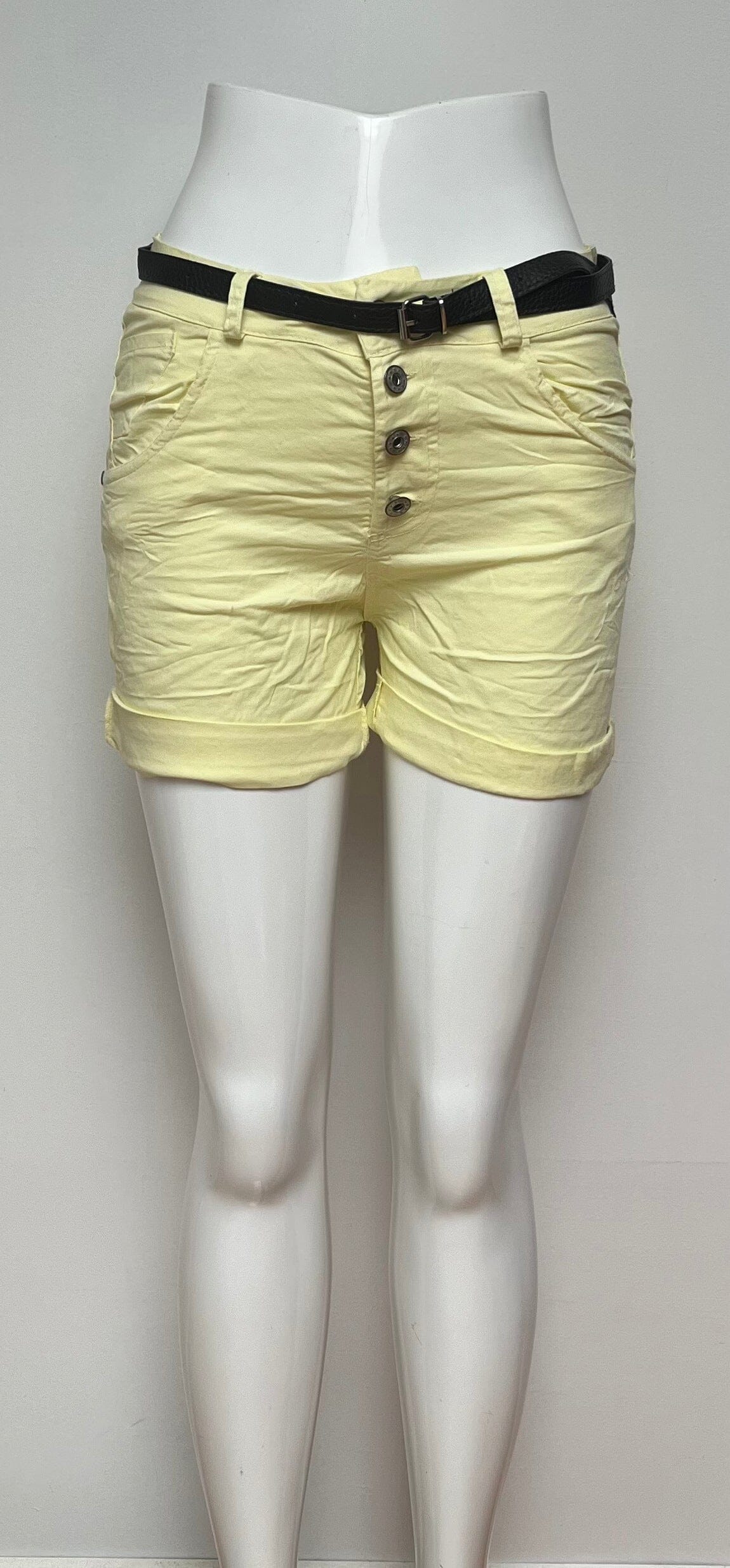 Short femme short Jaune S