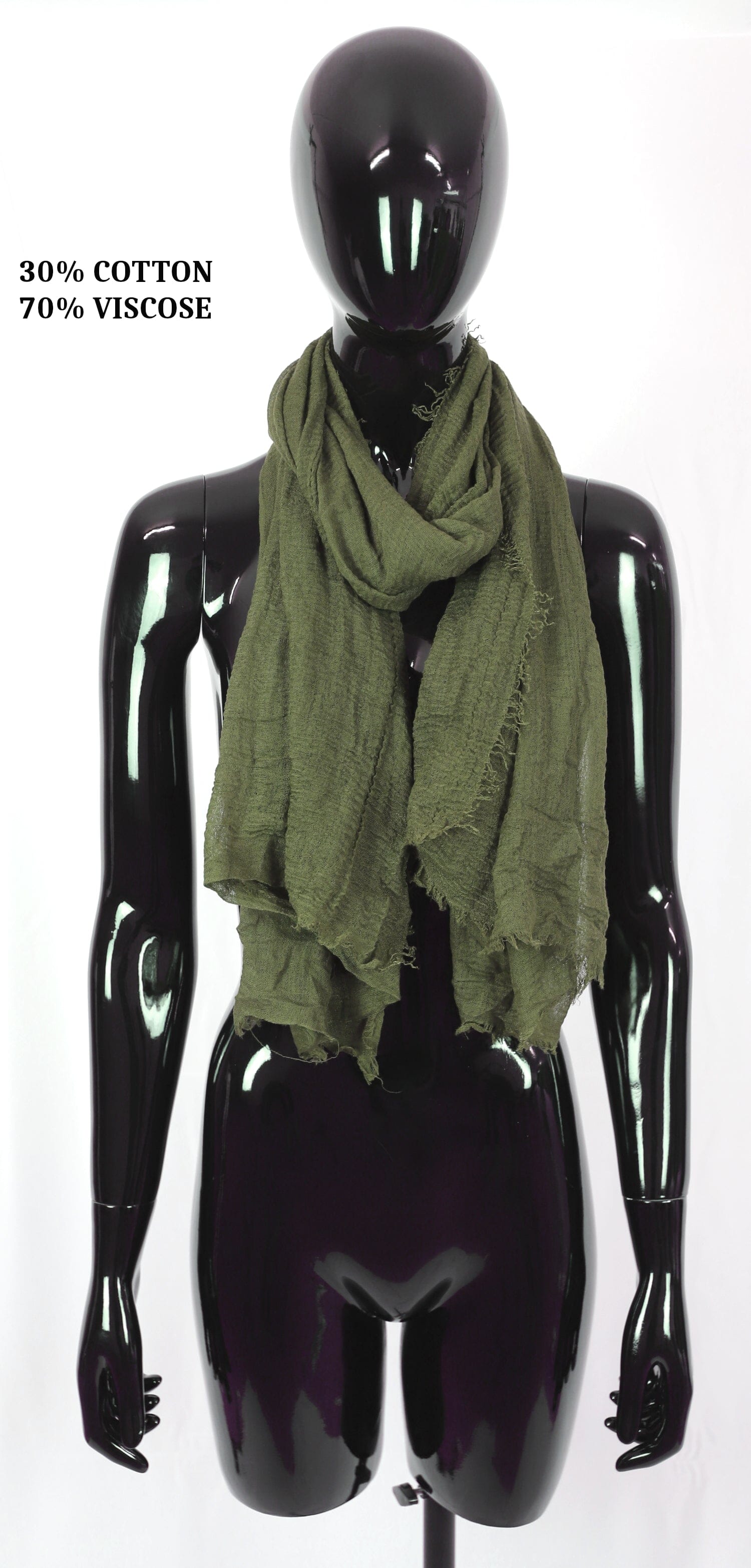 Foulard Echarpe Froissé Cache Cou Femme / Homme foulard