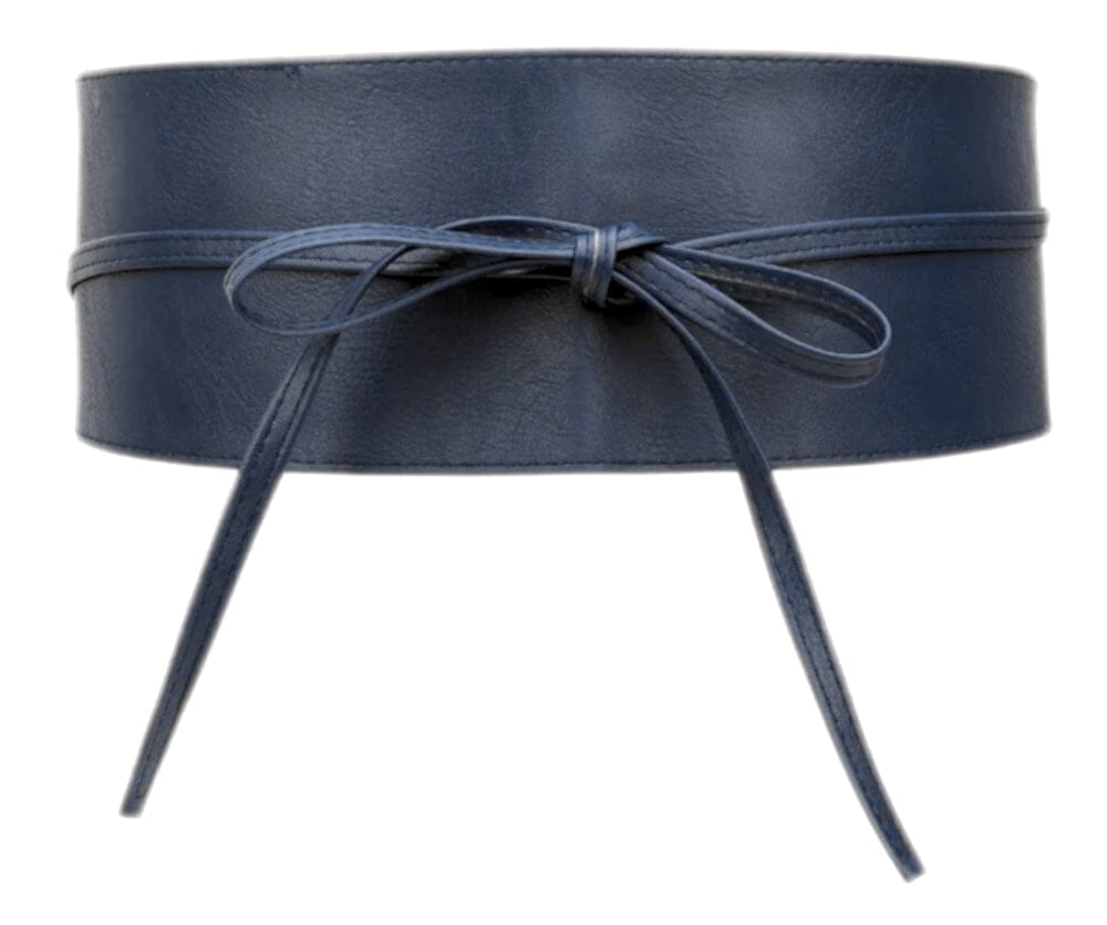 Ceinture large bleu marine ceinture