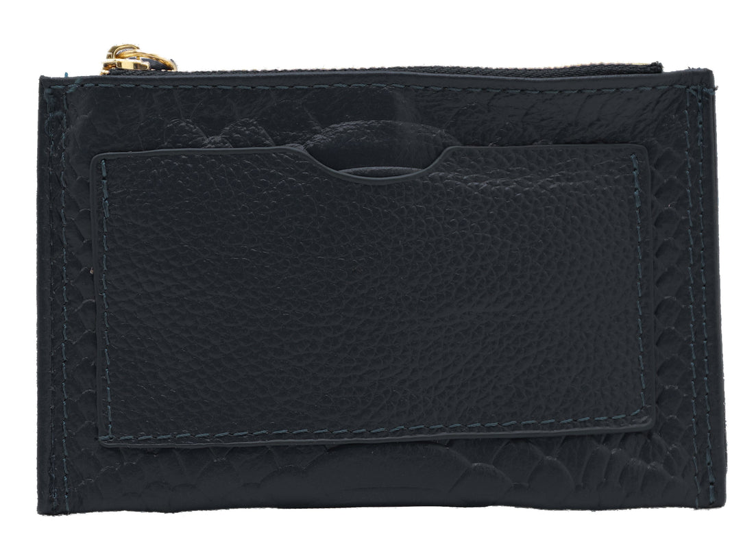 Mini Portefeuille en Cuir de Vachette Porte Monnaie