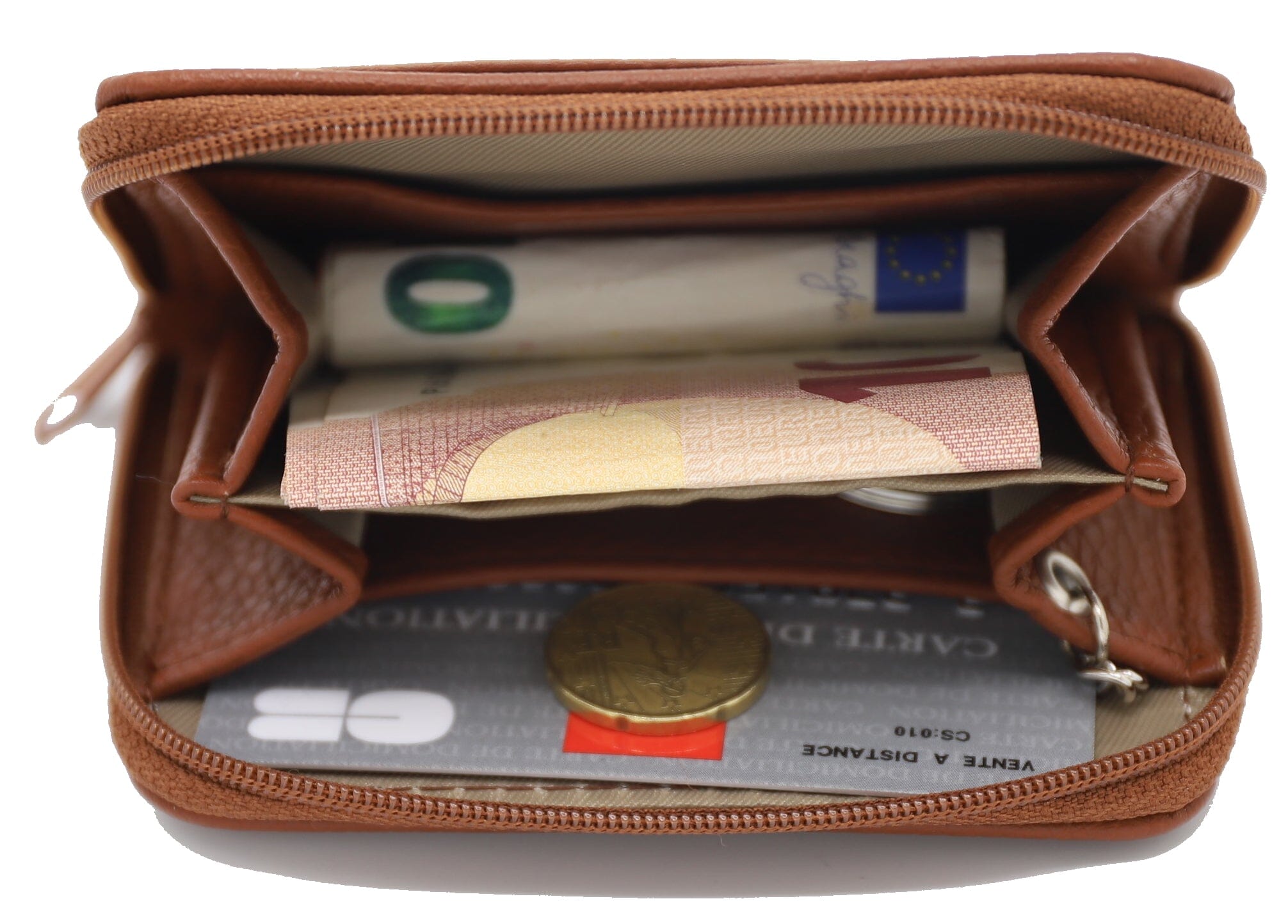 Petit Porte monnaie en cuir Porte Monnaie