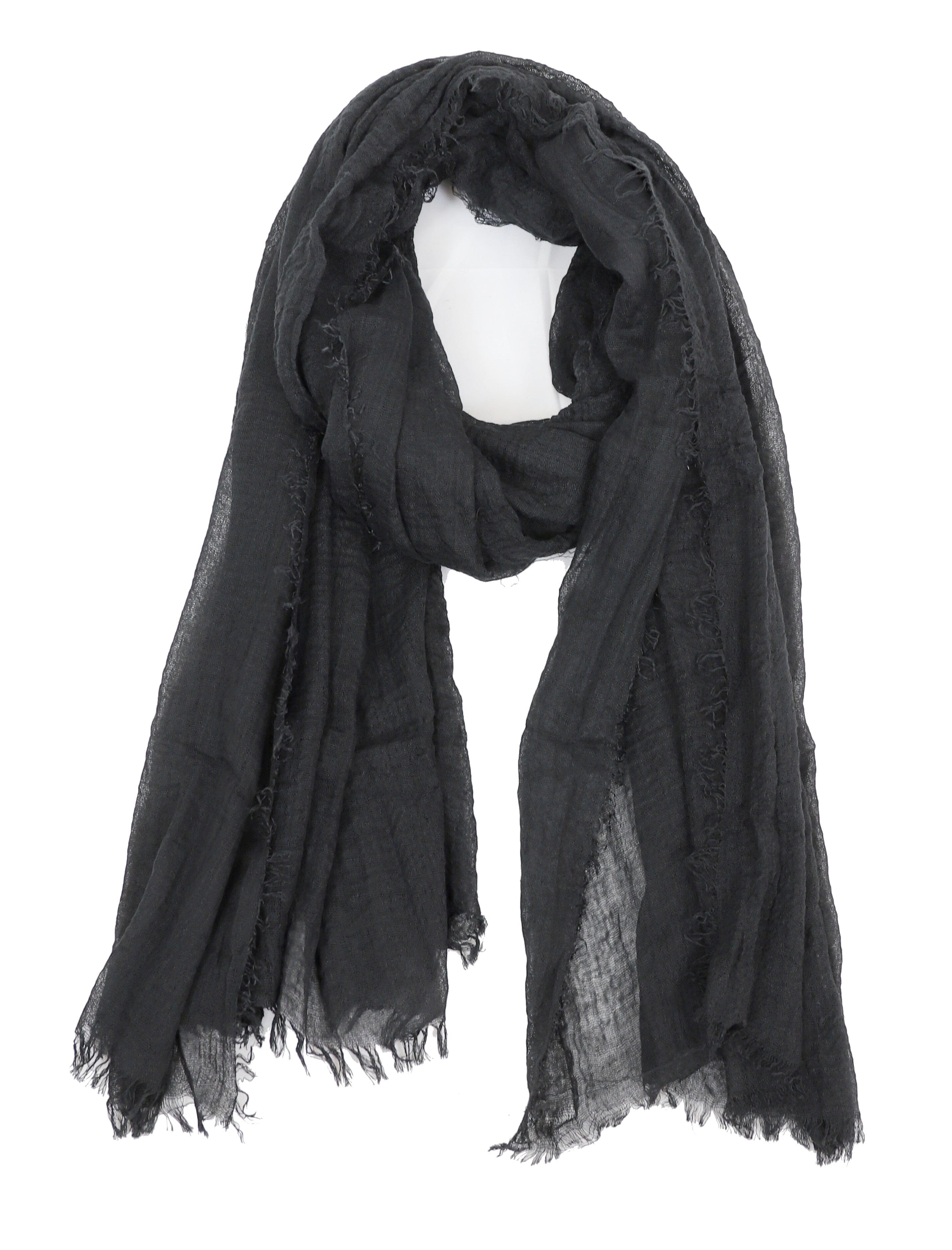 Foulard Echarpe Froissé Cache Cou Femme / Homme foulard