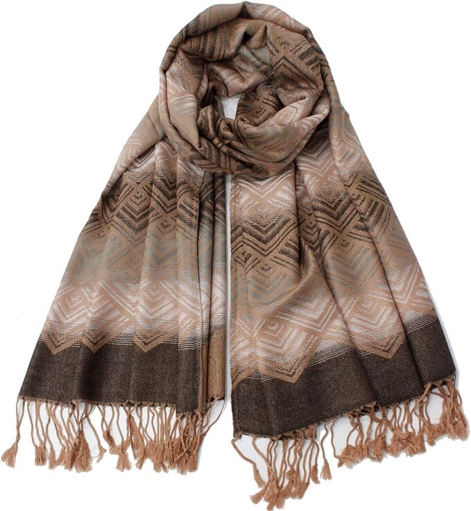Echarpe franges femme foulard