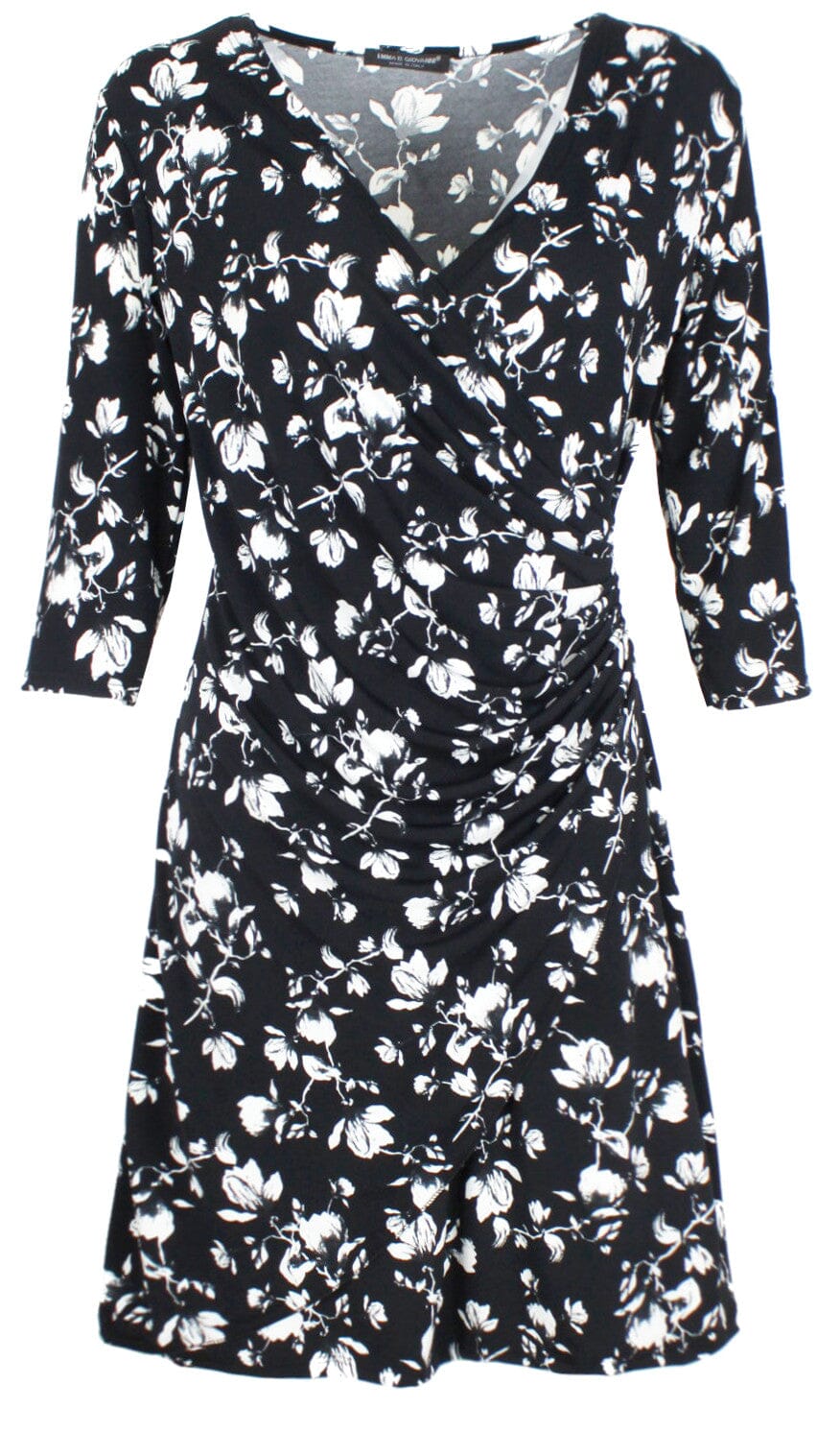 Robe longue imprimé Manches 3/4 Robe