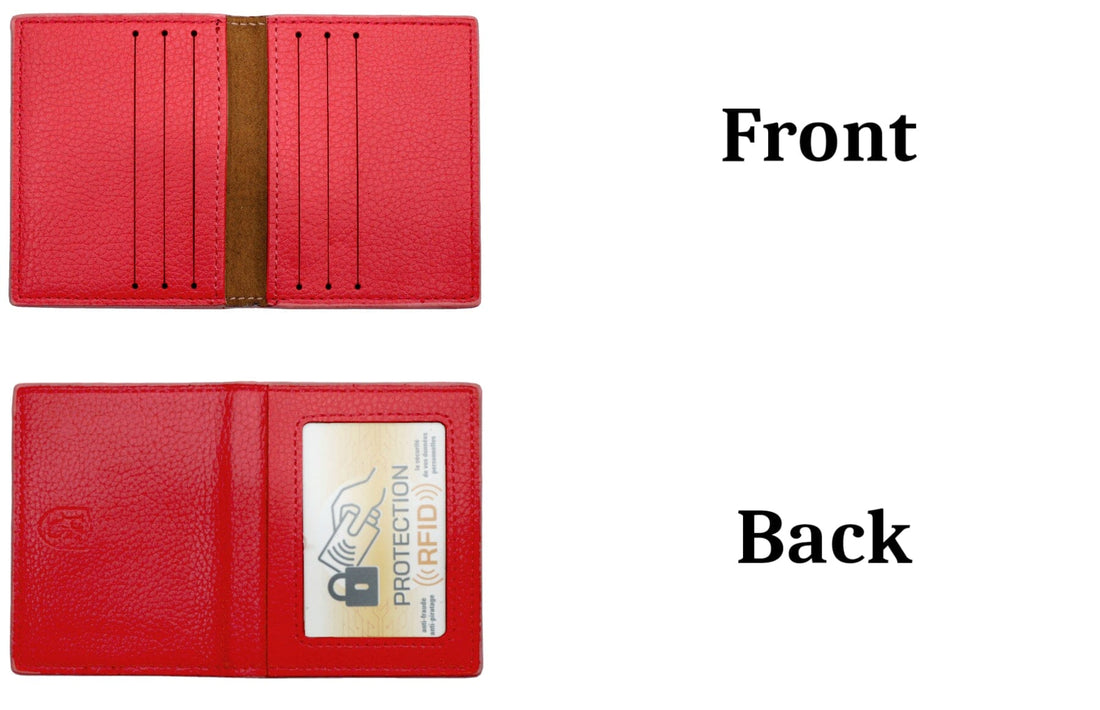 Porte carte credit Rouge-Vif porte de carte crédit